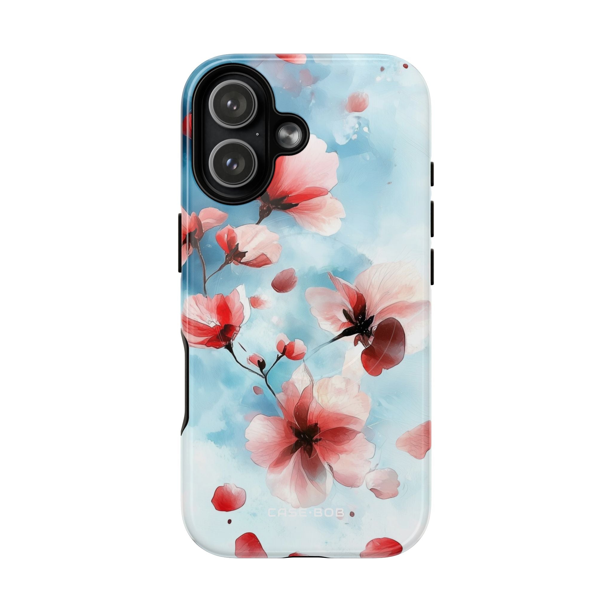 Pink Blossom Drift iPhone 17 Case - Tough+