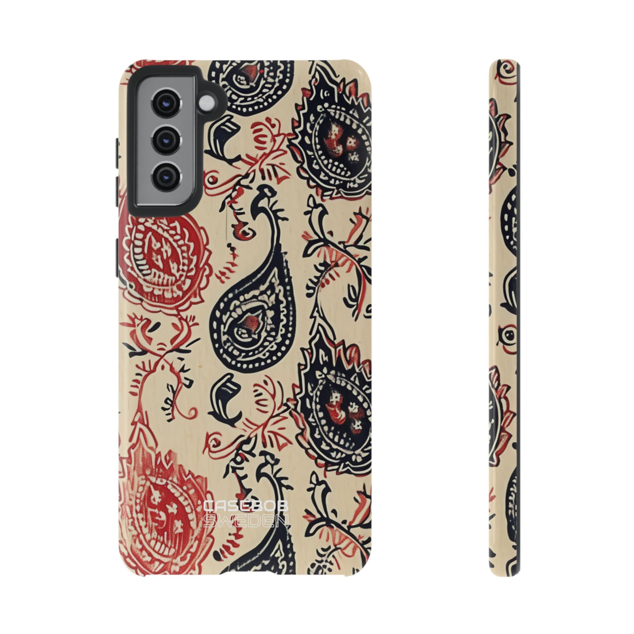 Navy Paisley Swirl Samsung S21 - Tough