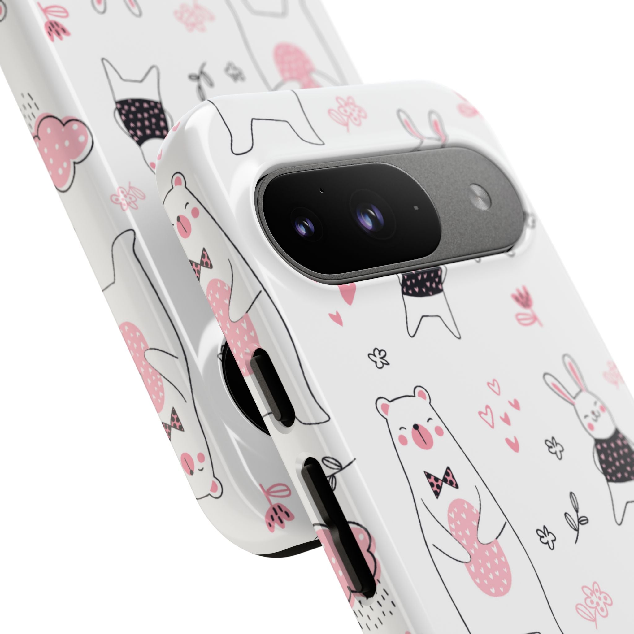 Bears Dance Playfully - Google Pixel Case