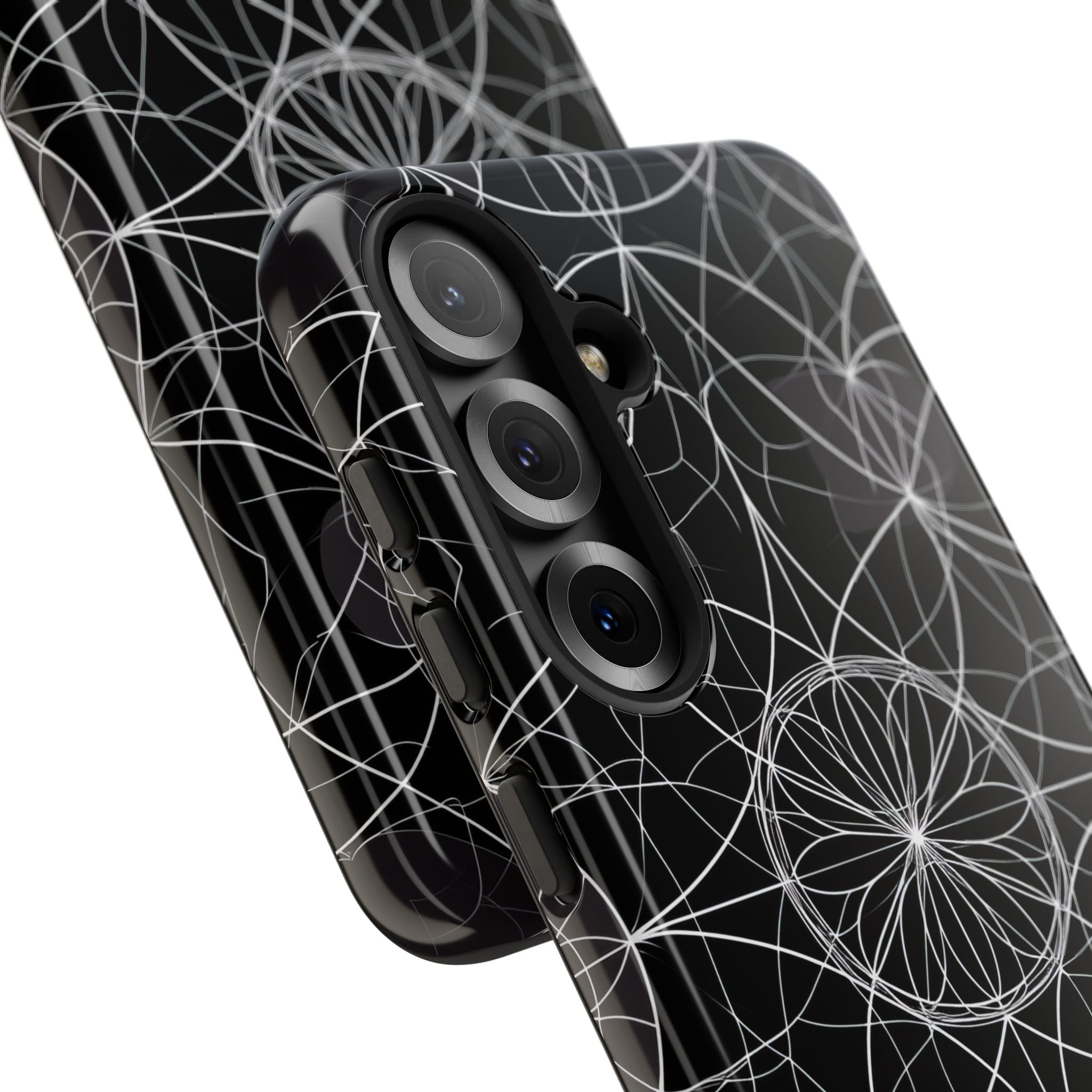 Radiant Petal Orbit Samsung S25 Case - Tough