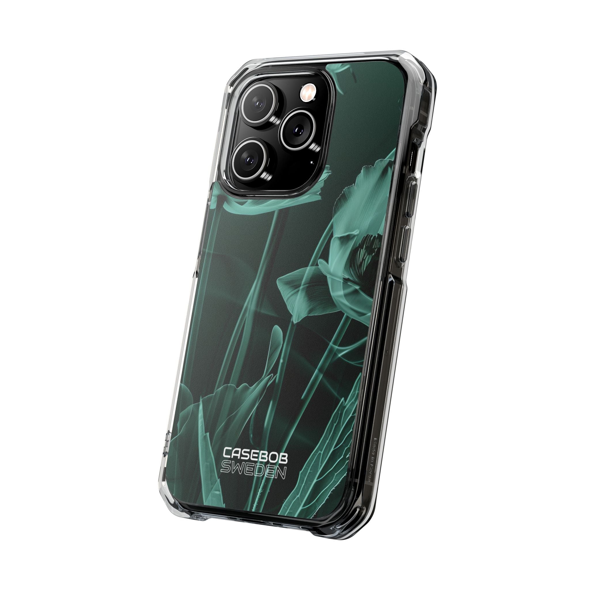 Teal Bloom Radiance iPhone 14 - Impact Clear+
