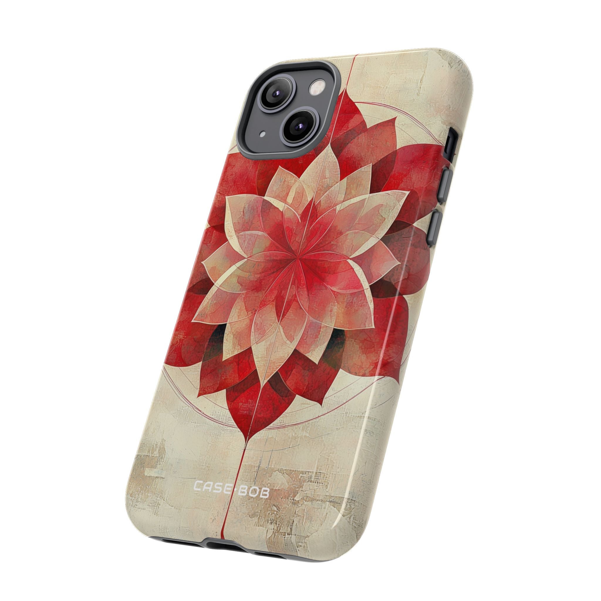 Crimson Bloom iPhone 14 Plus Case - Tough