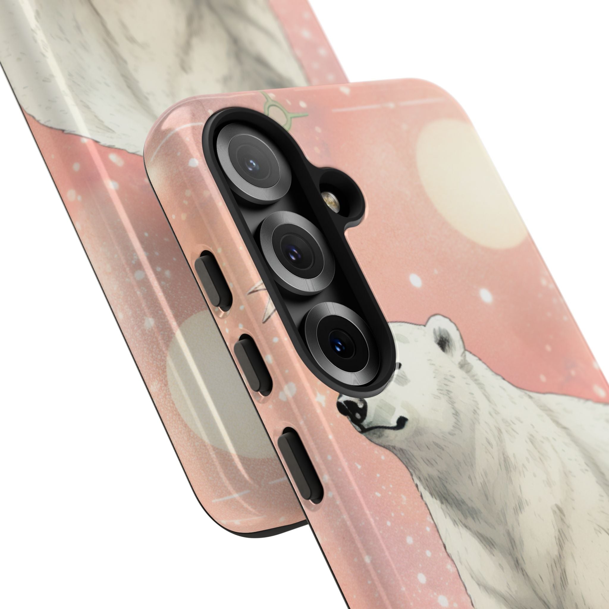 Polar Bear Dream Samsung S25 Case - Tough