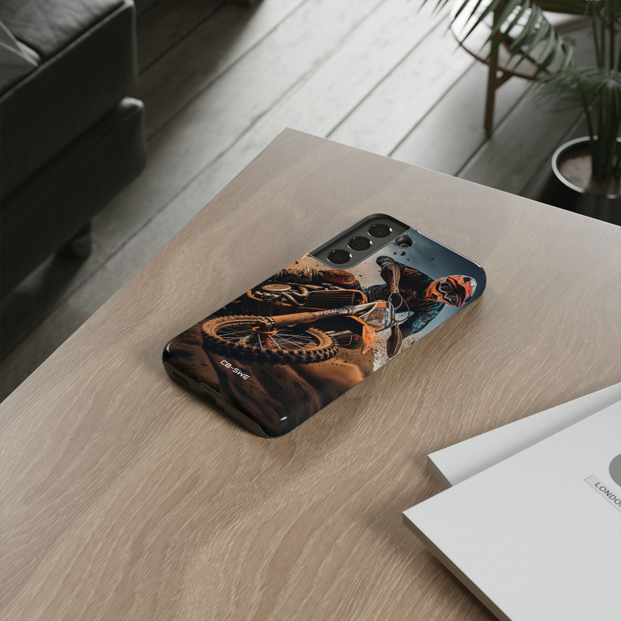 Rider Amidst Desert Fury - Samsung Case