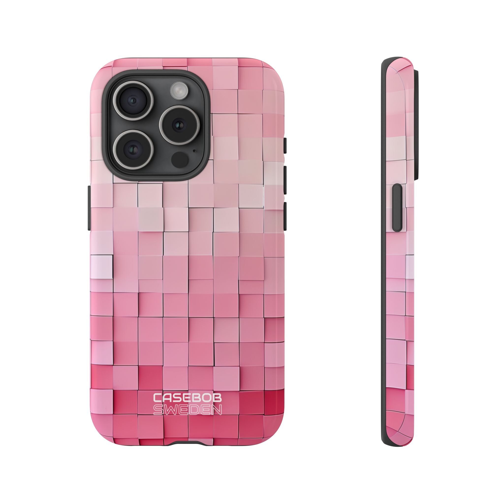 Bagliore a mosaico rosa iPhone 15 - Tough