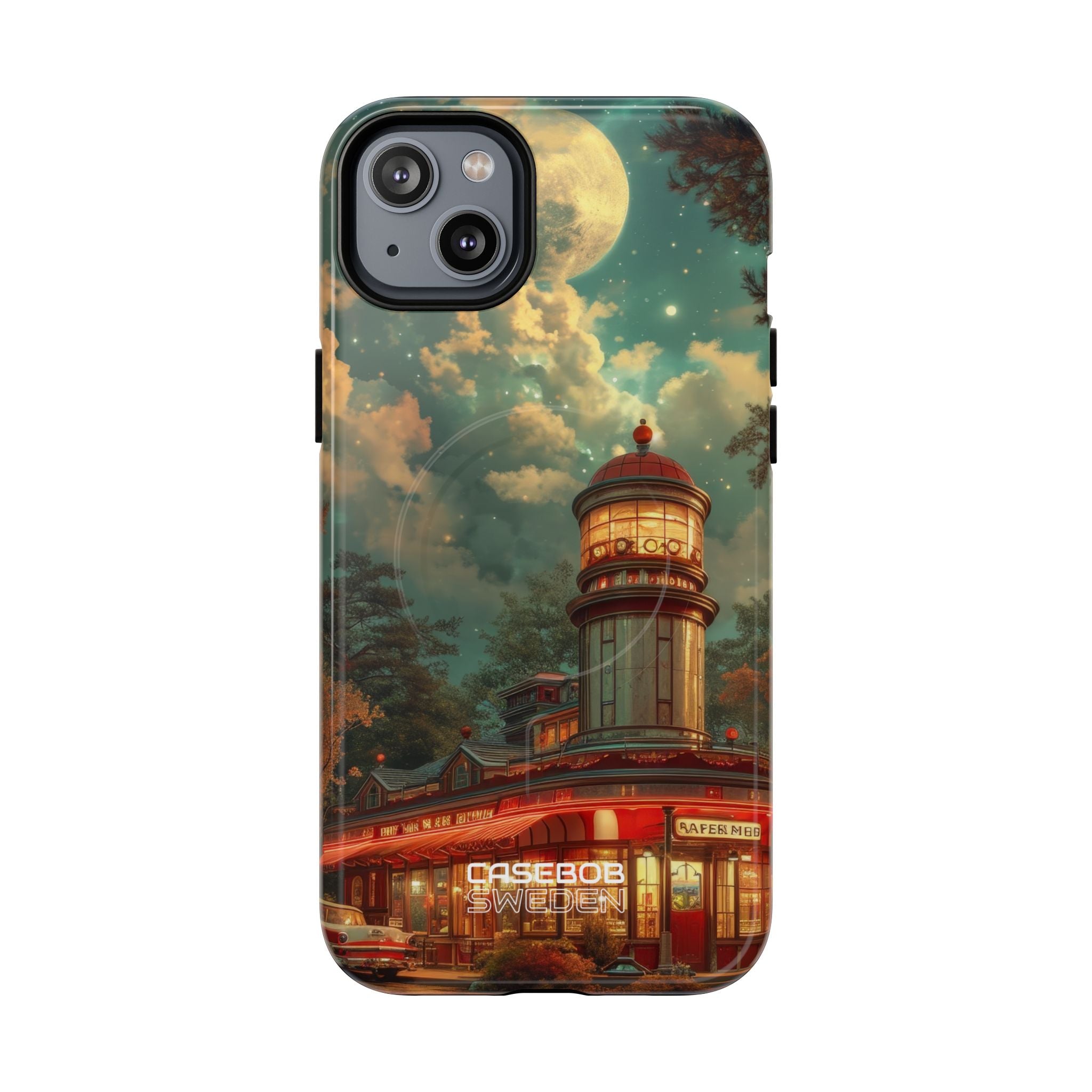 Retro Moonlight Cafe iPhone 14 - Tough+