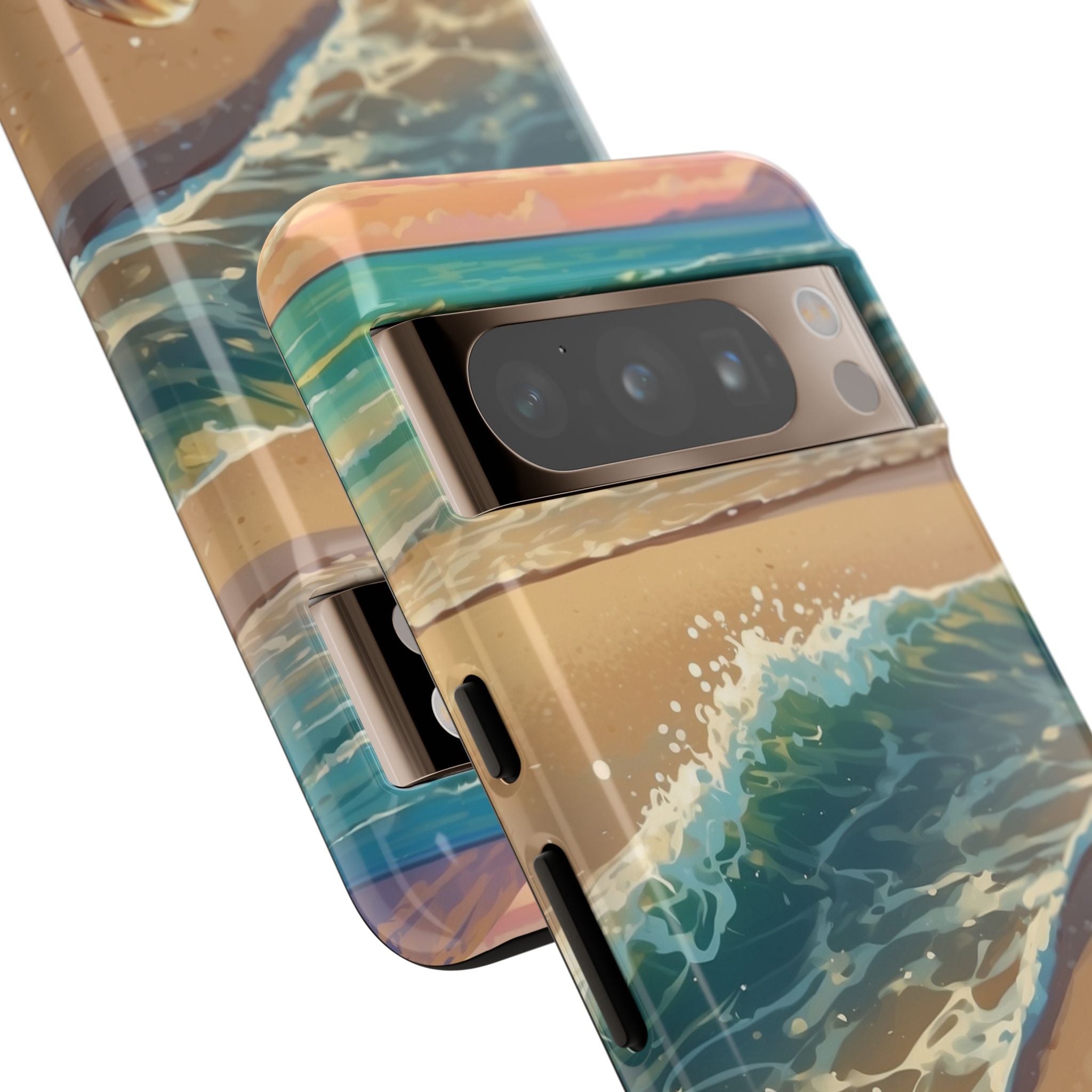 Seashells Kiss Shore - Google Pixel Case