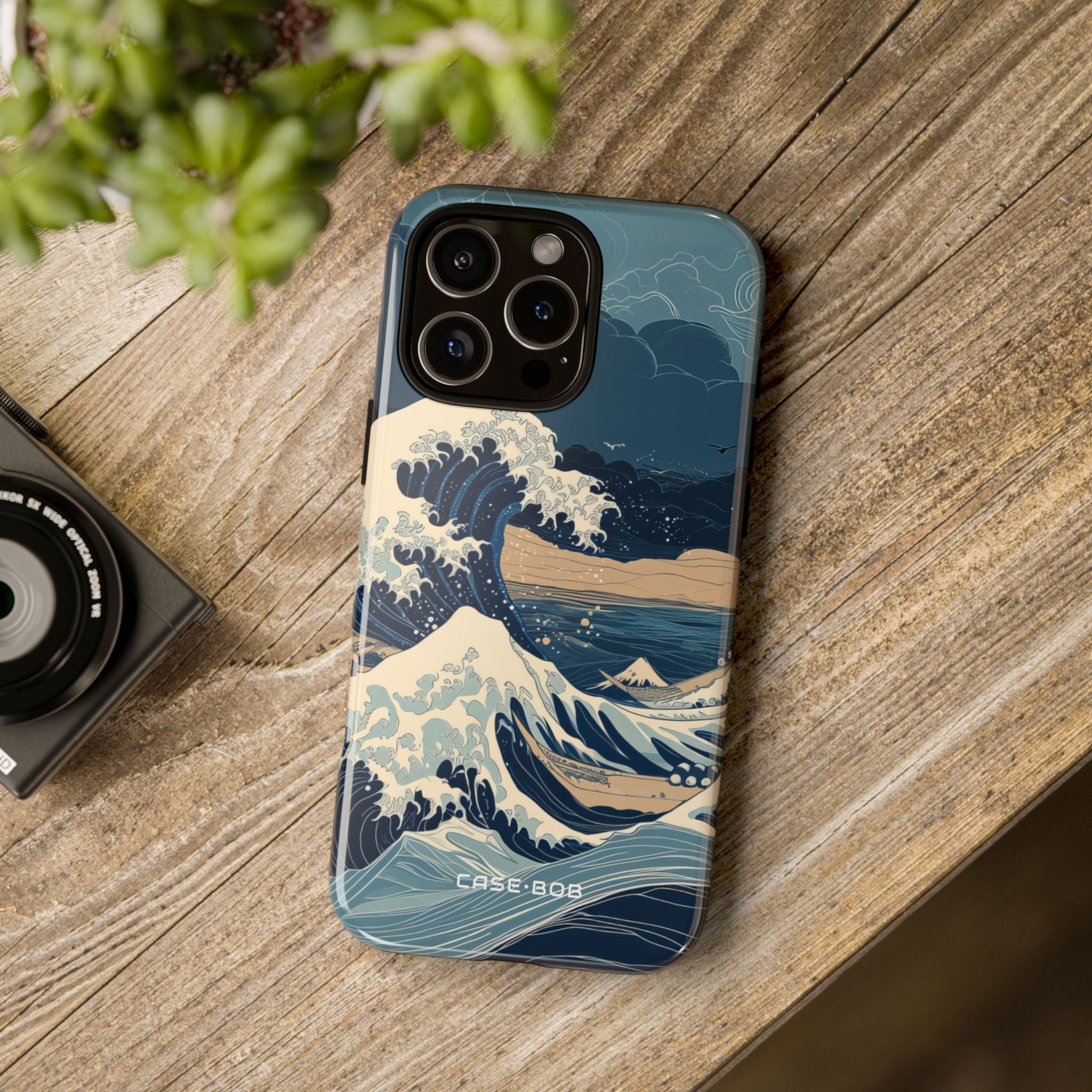 Cresting Blue Wave iPhone 16 Pro Max Case - Tough