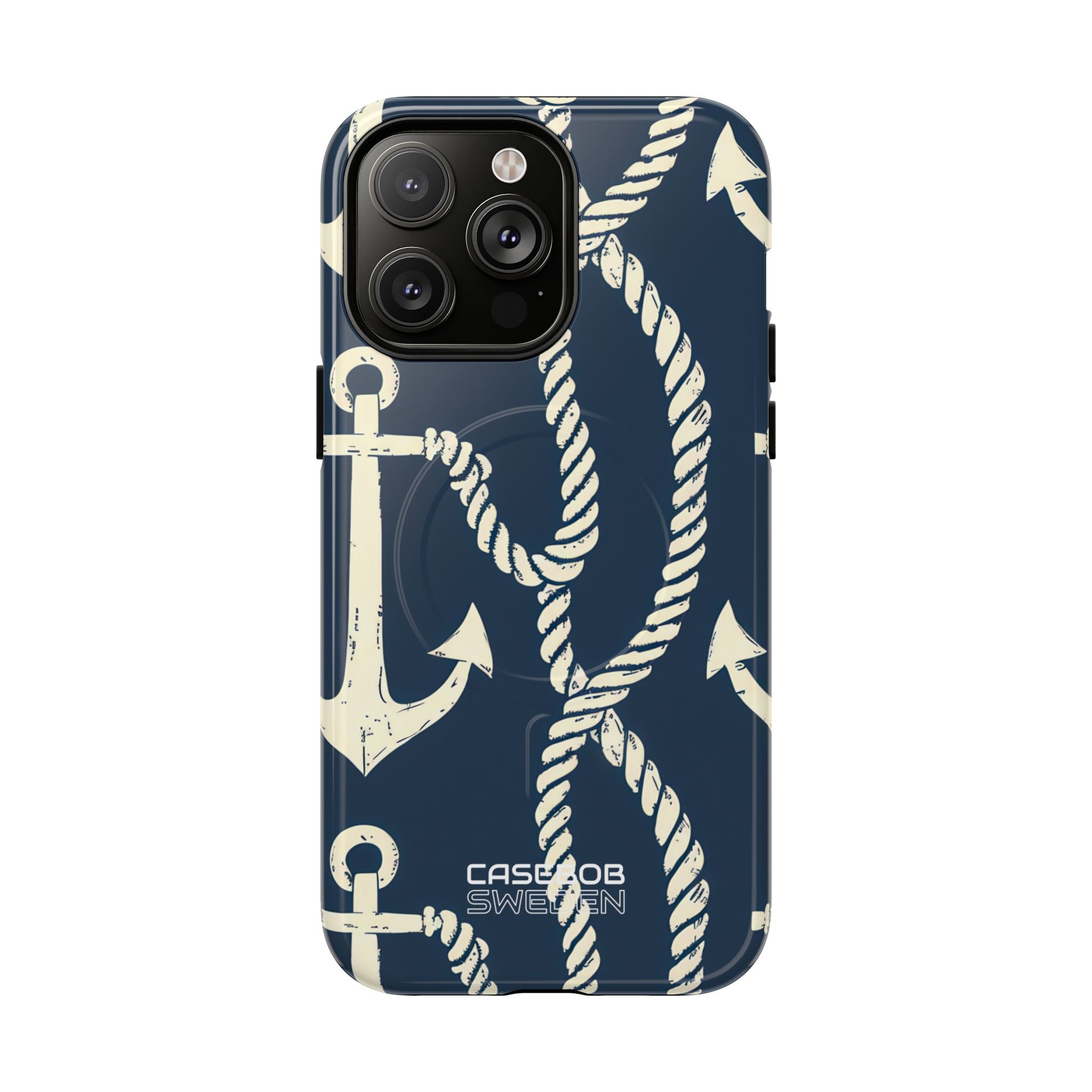 Nautical Anchors Rope iPhone 14 - Tough+