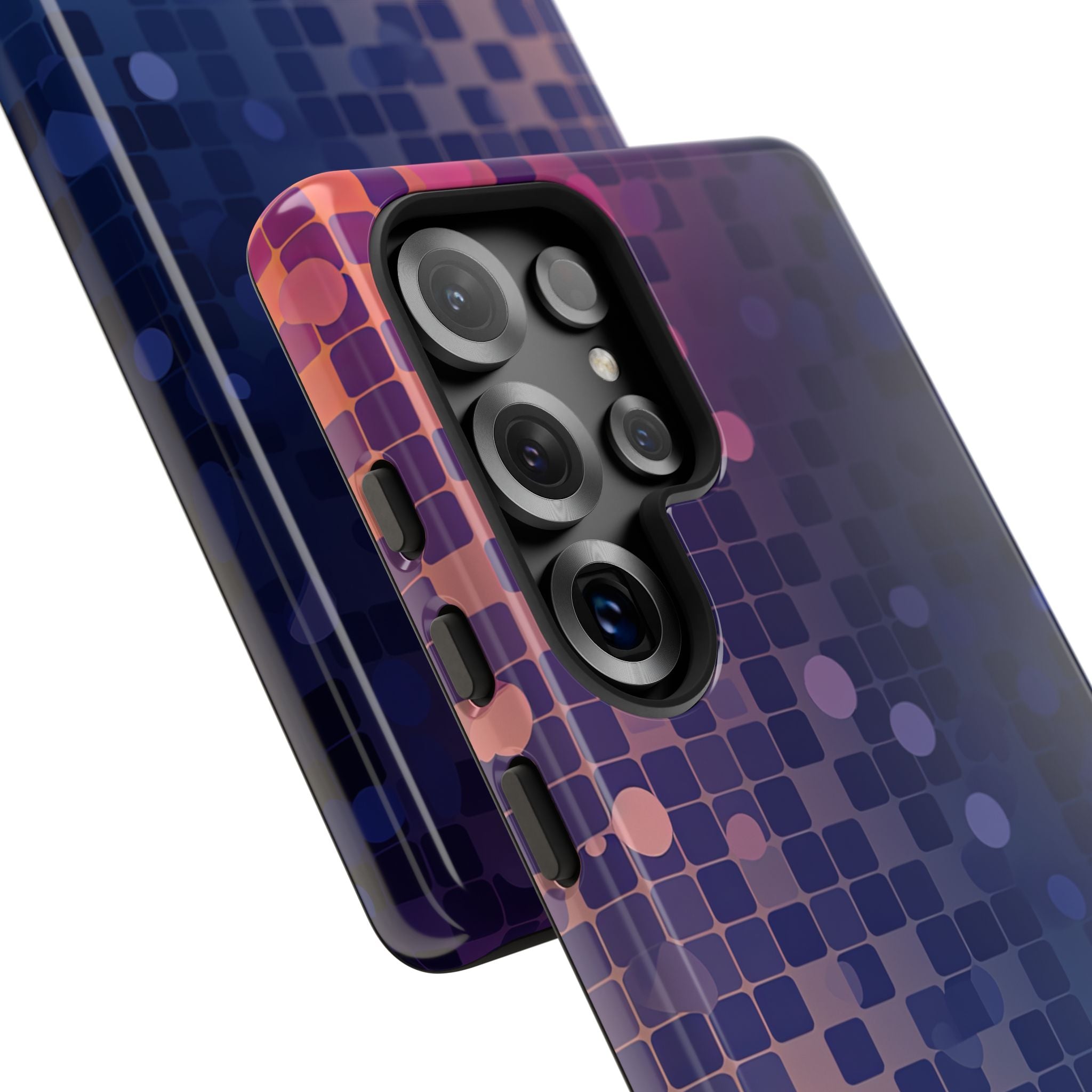 Levendige Pixel Bloom Samsung S25 - Tough