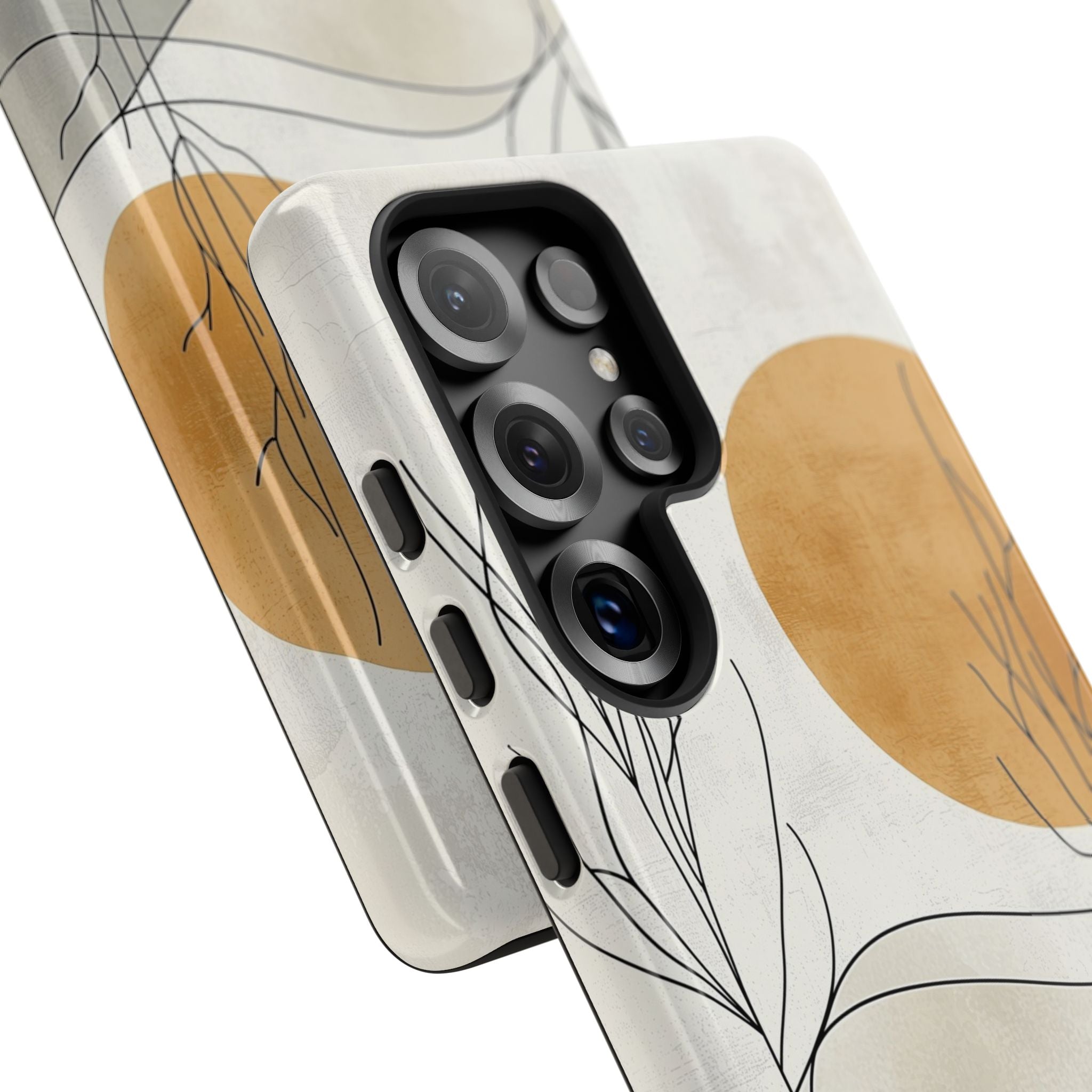 Orange Halo Samsung S25 Ultra Case - Tough