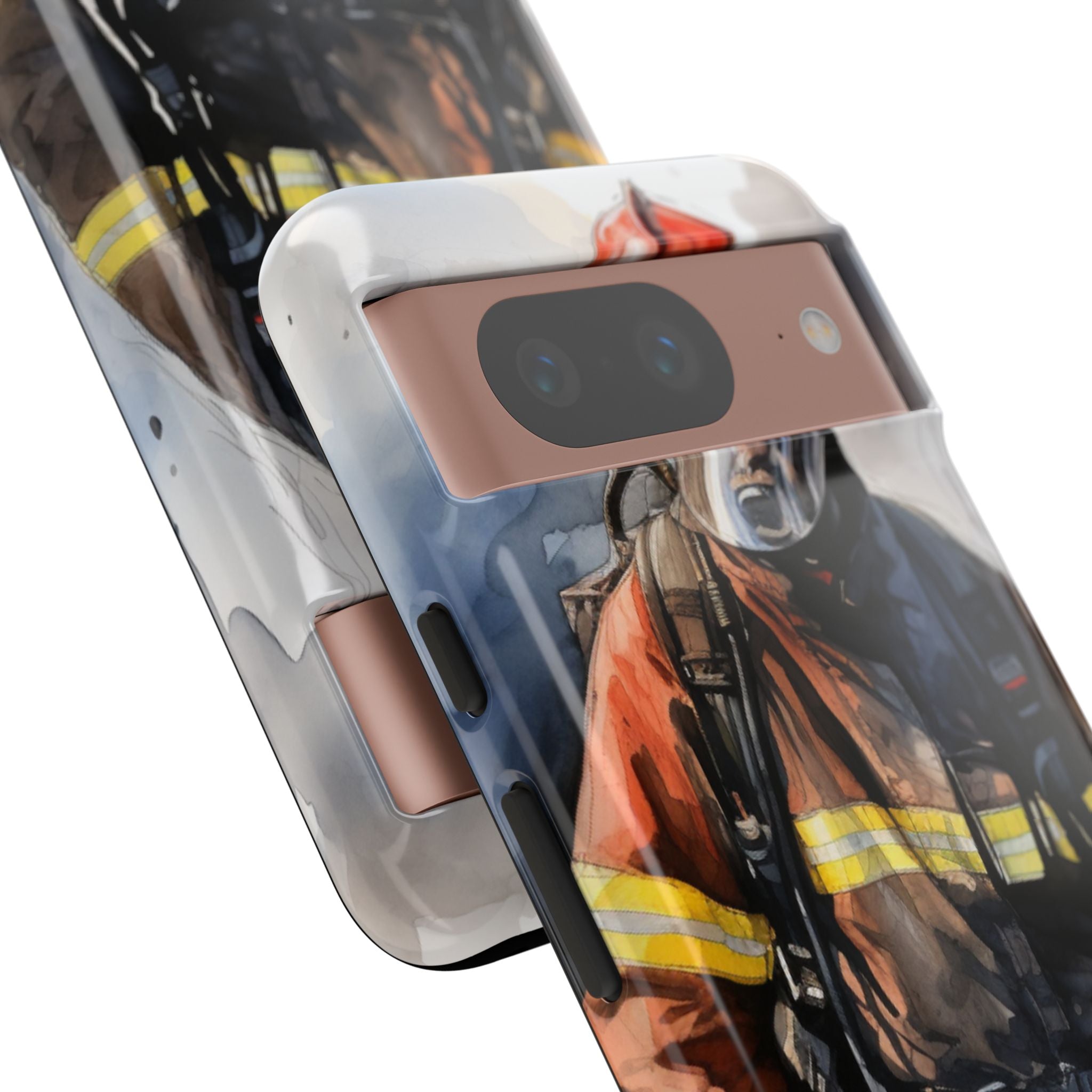 Firefighter In Motion - Google Pixel Case