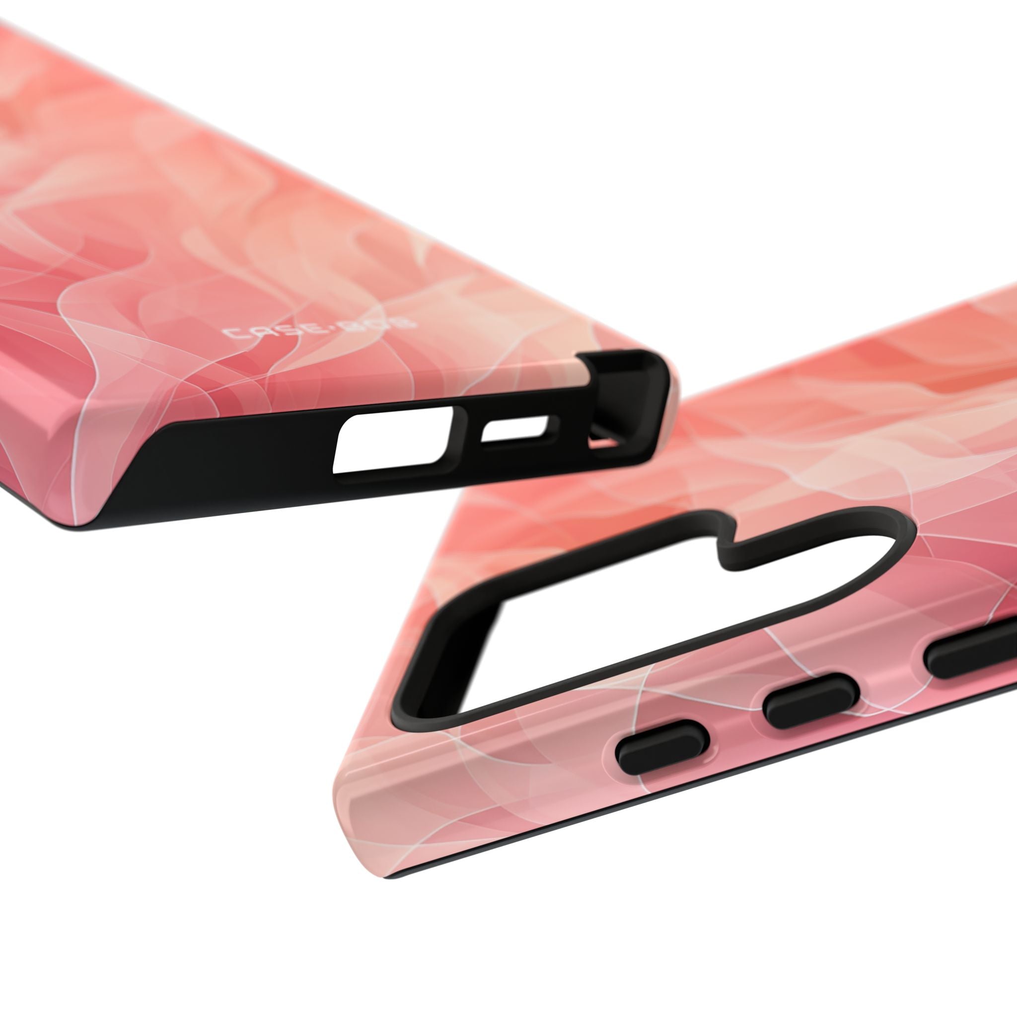 Peach Wave Drift Samsung S24 Ultra Case - Tough