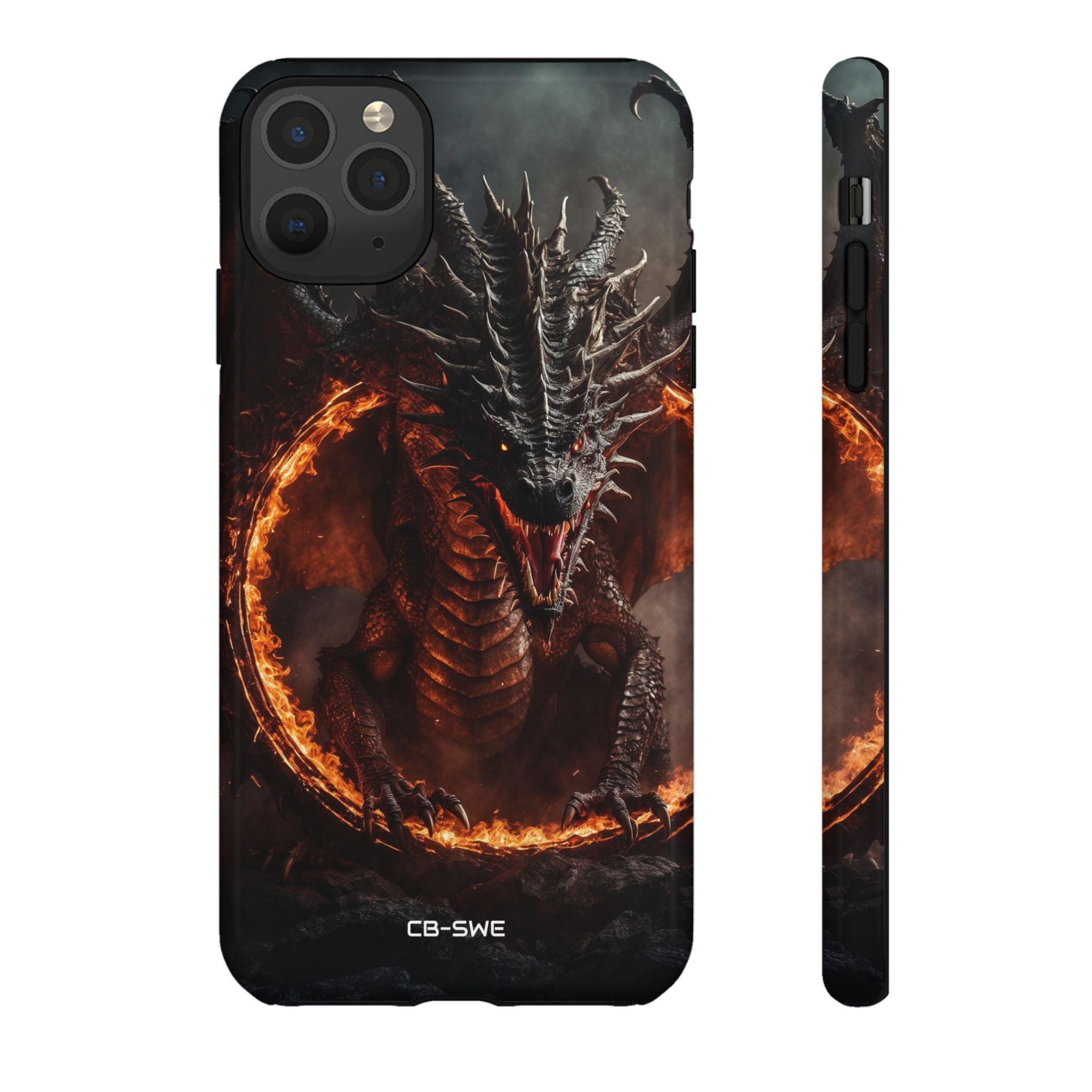 Fiery Dragon Roars - iPhone Case