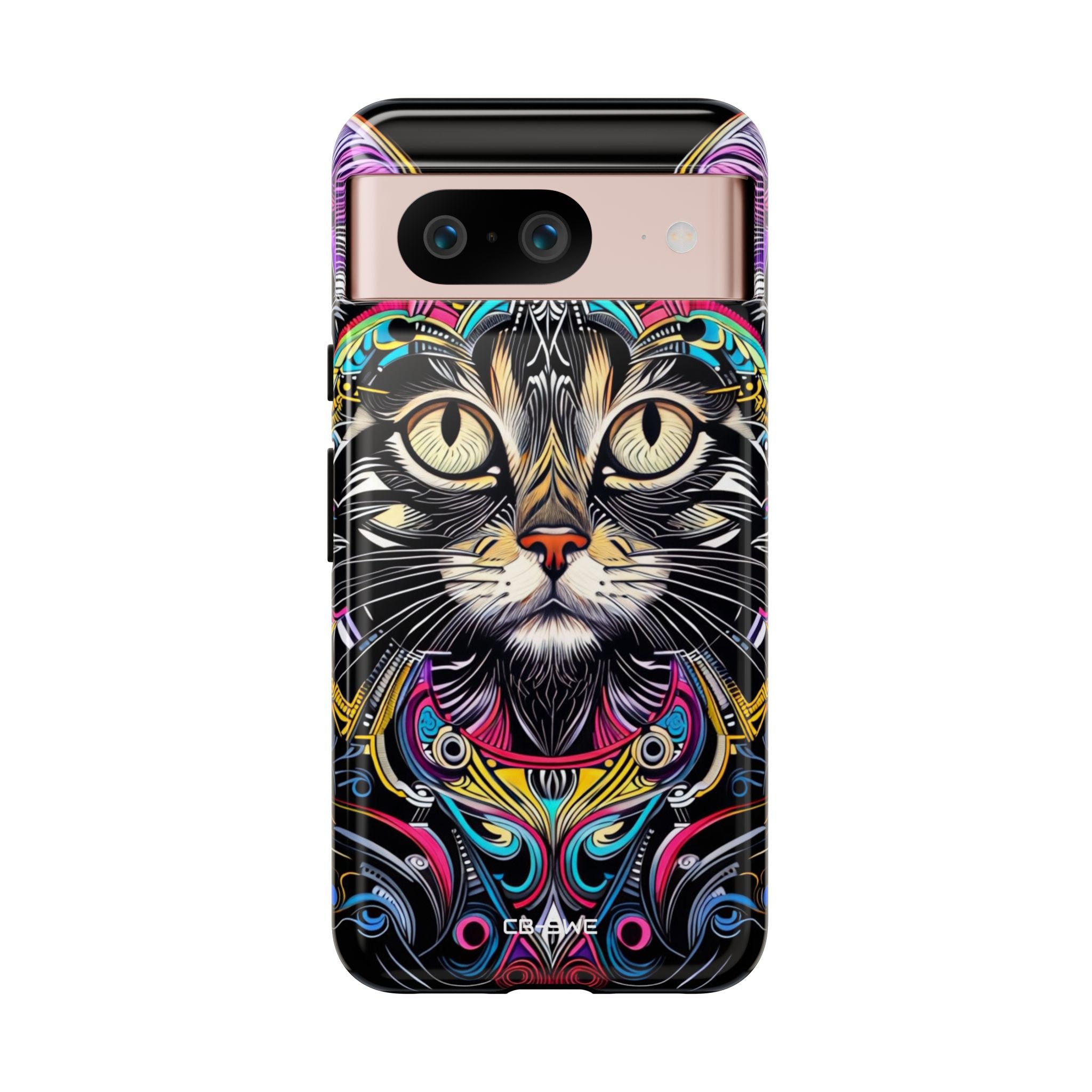 Psychedelic Cat Mirage - Google Pixel Case