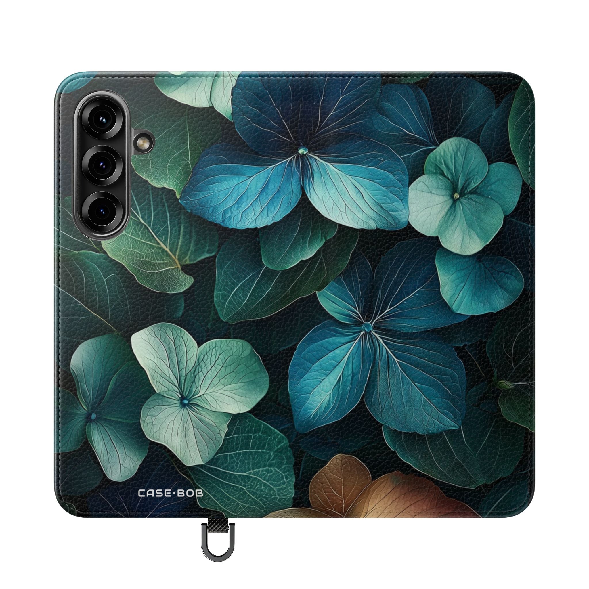 Teal Bloom - Samsung S25 Case - Lompakko