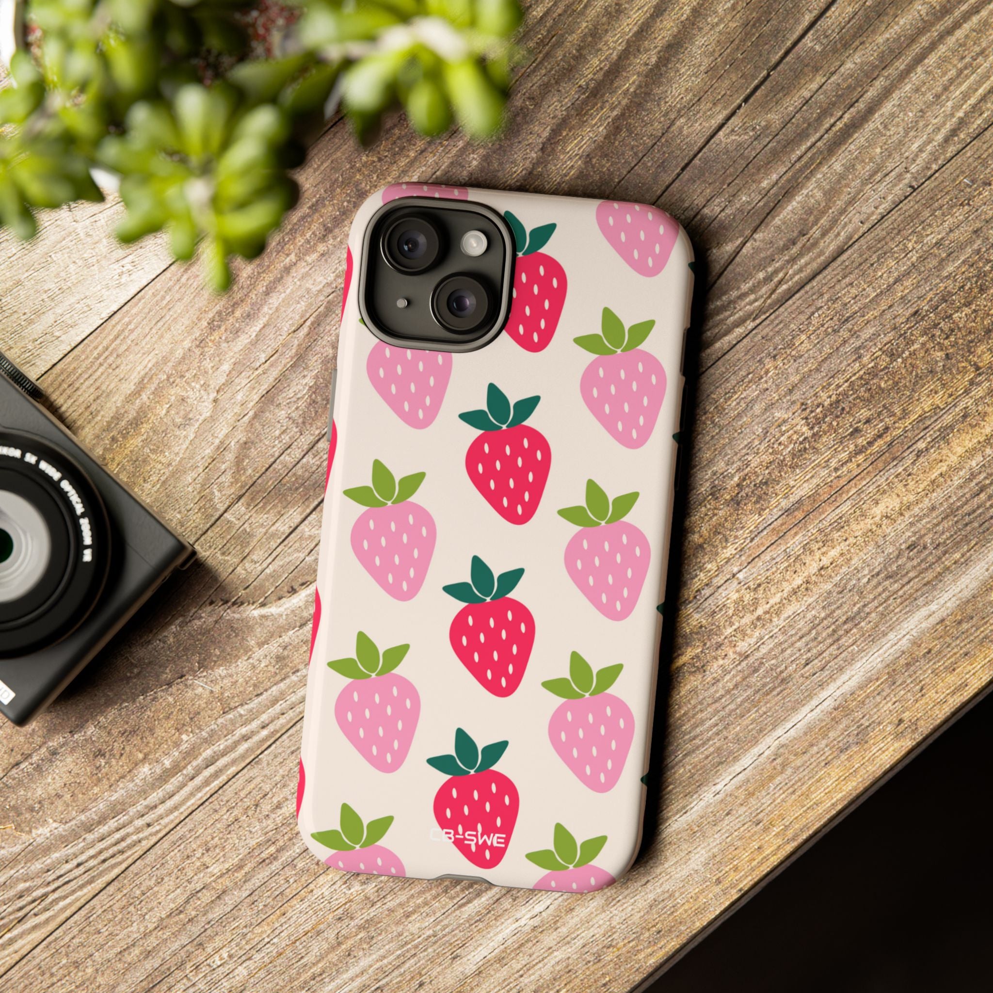 Vibrant Strawberry Rhythm - iPhone Case