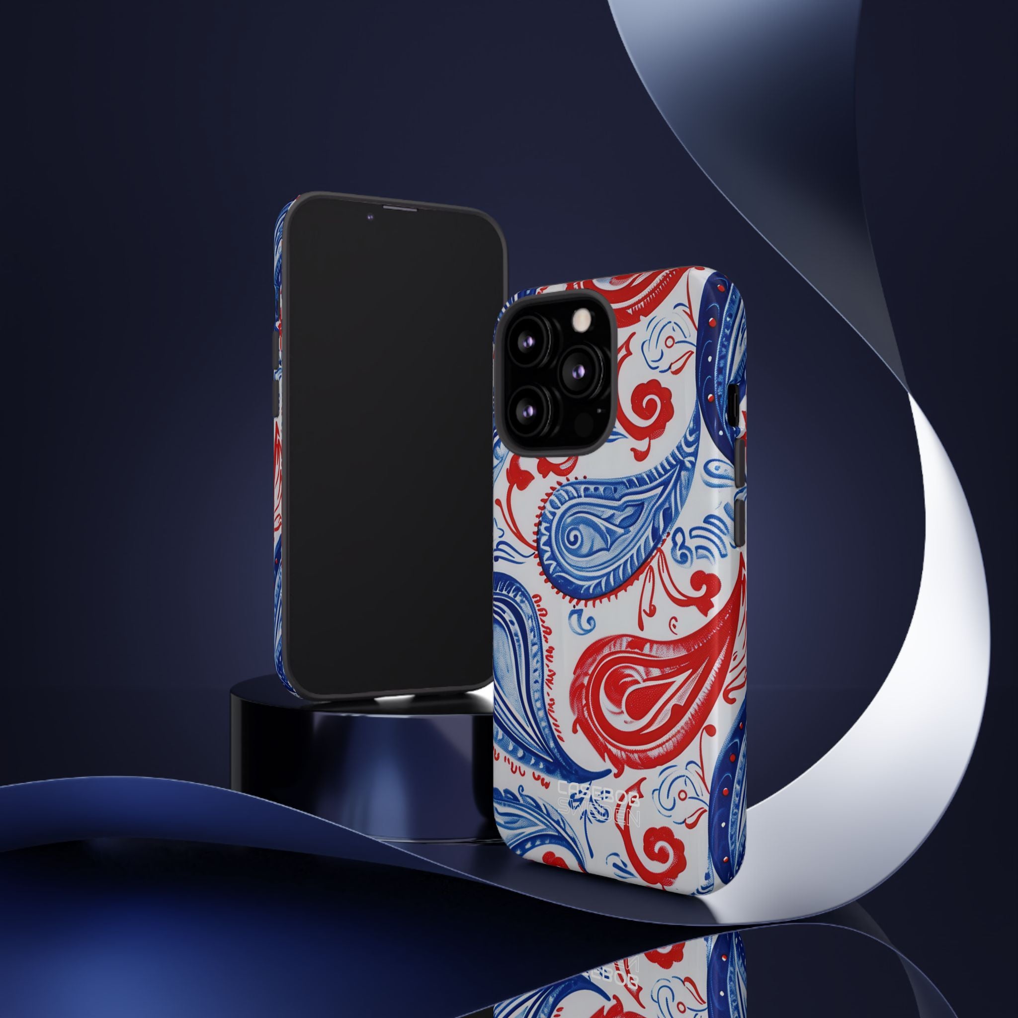 Vibrant Paisley Swirls iPhone 13 - Tough