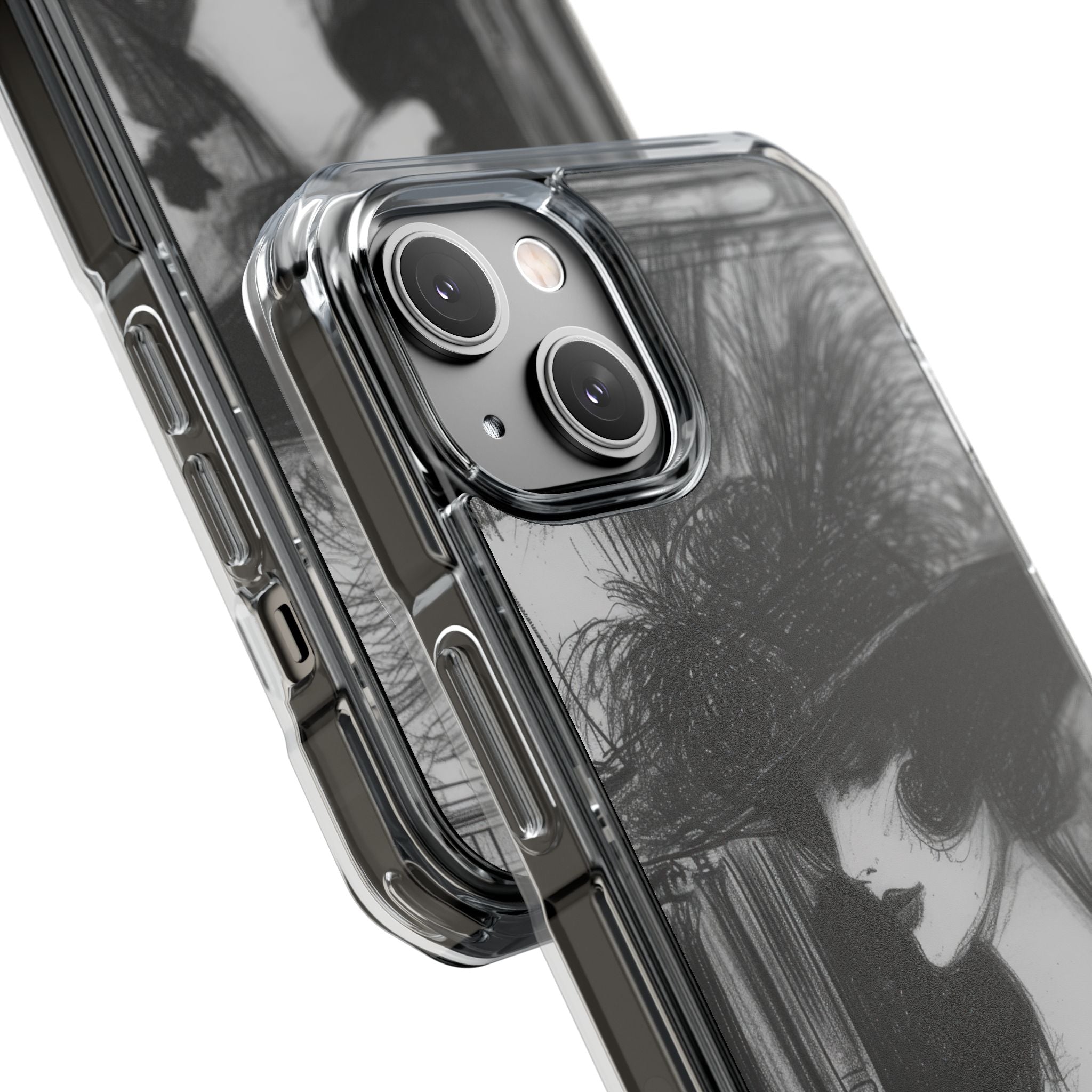 Vintage Feather Elegance iPhone 14 - Impact Clear+