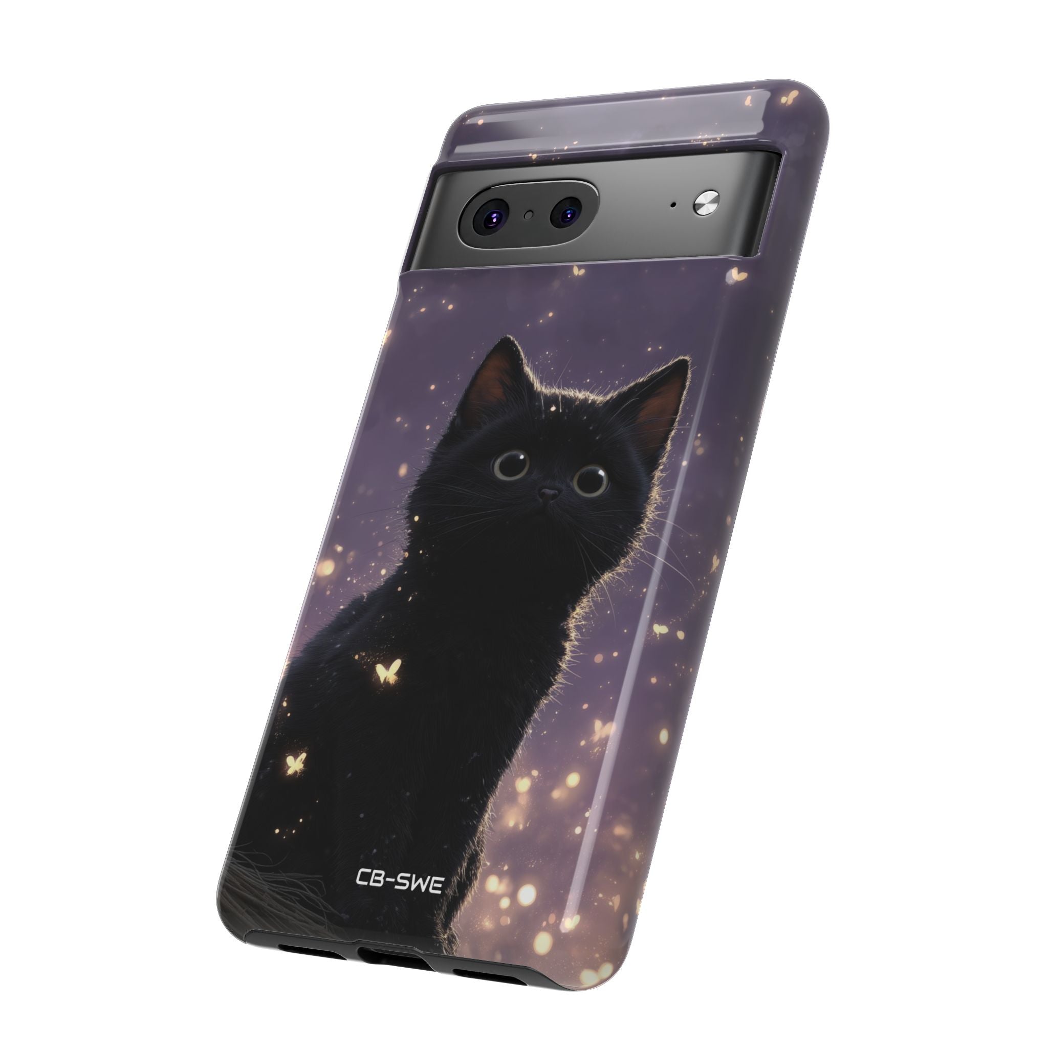 Whimsical Cat Soars - Google Pixel Case