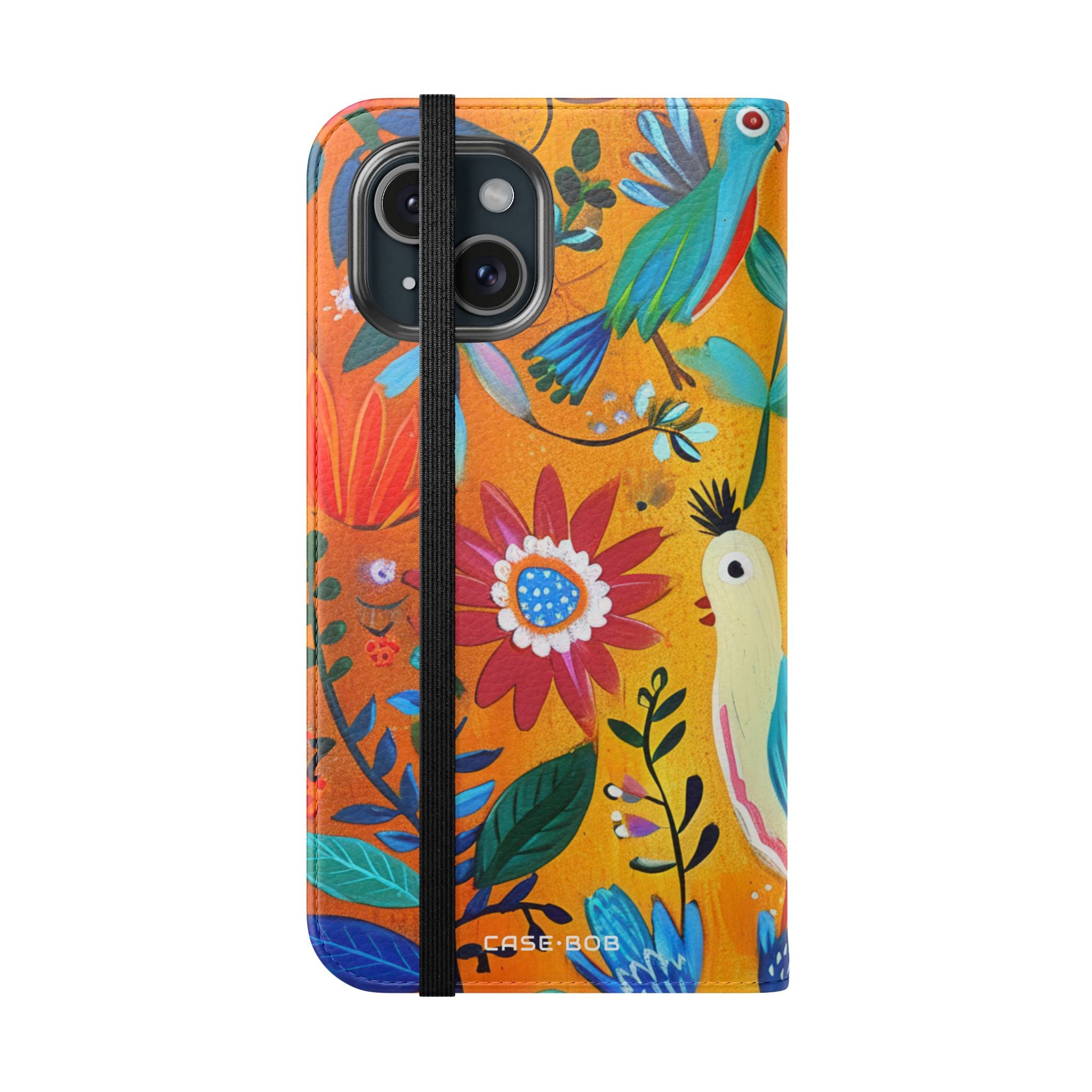 Bluebird Bloom - iPhone 15 Case - Wallet