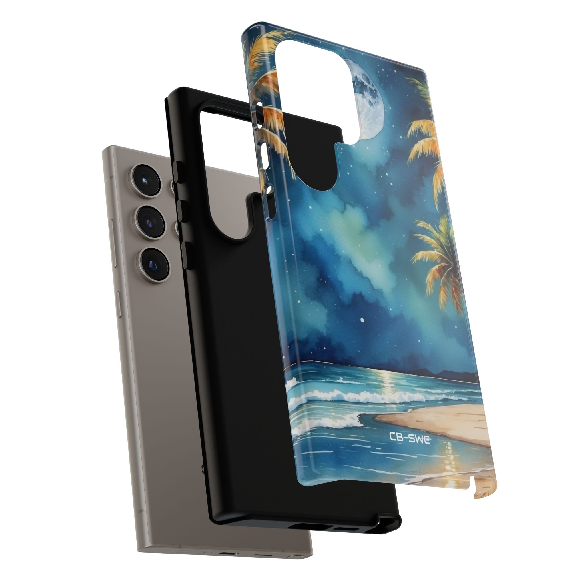 Moonlight Kisses Waves - Samsung Case