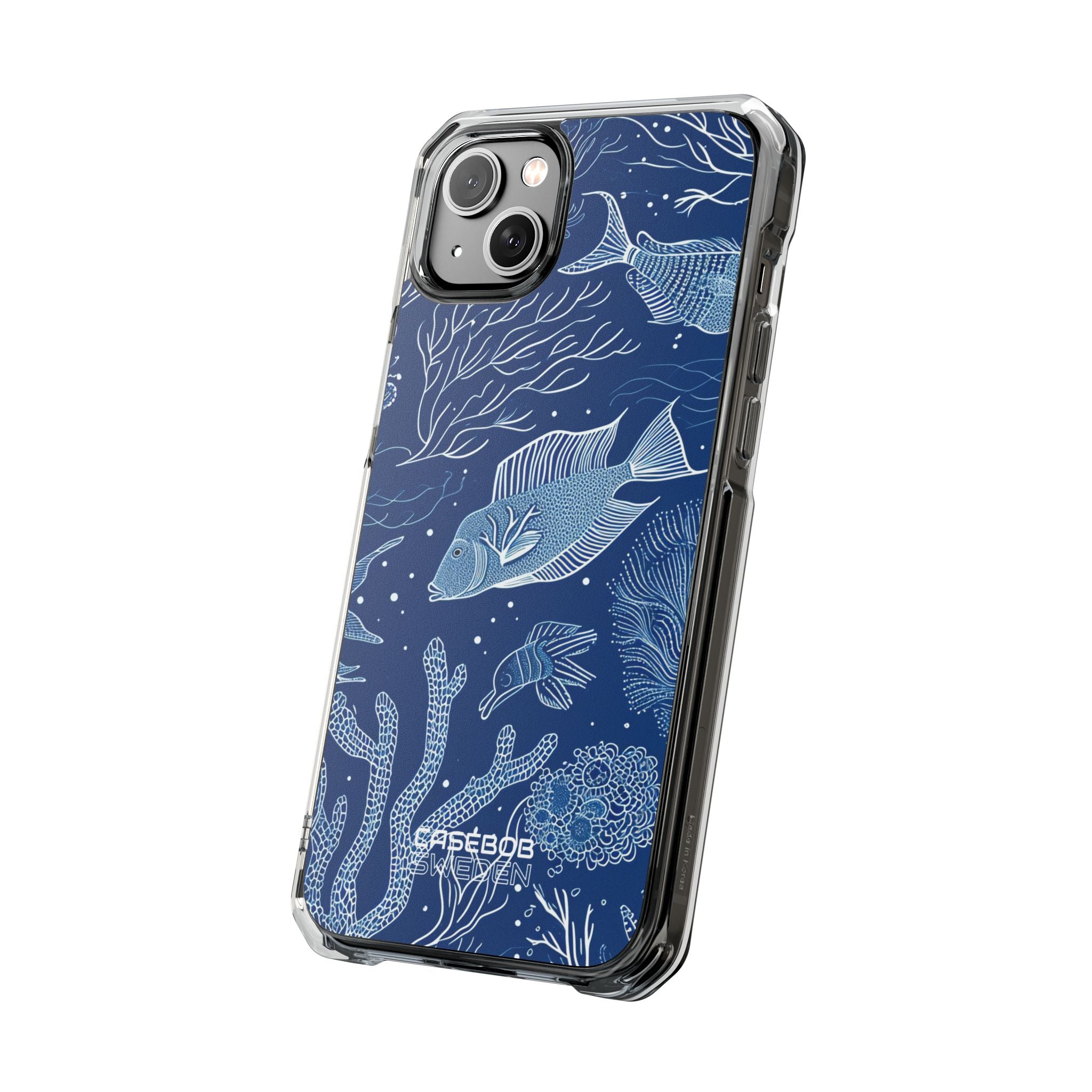 Blue Coral Garden iPhone 14 - Impact Clear+
