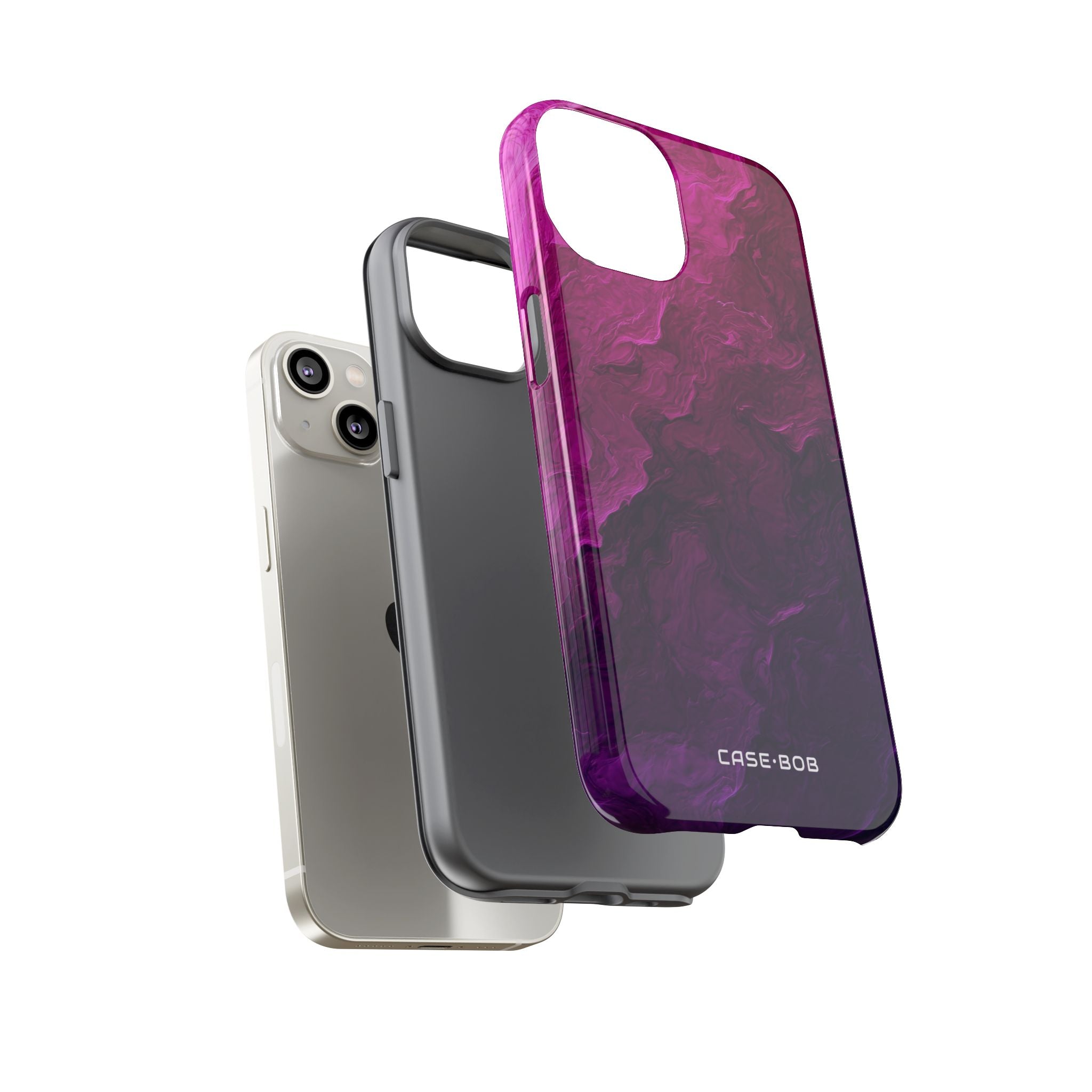 Violet Swirl iPhone 14 Case - Tough