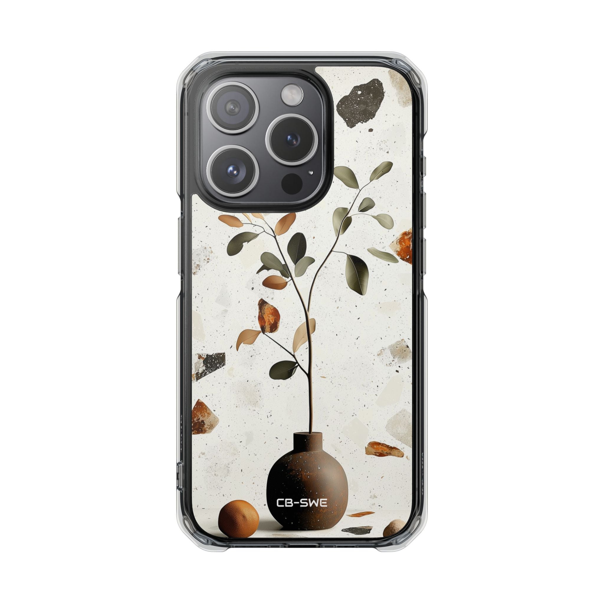 Vase Holds Leaves iPhone Case - Impact