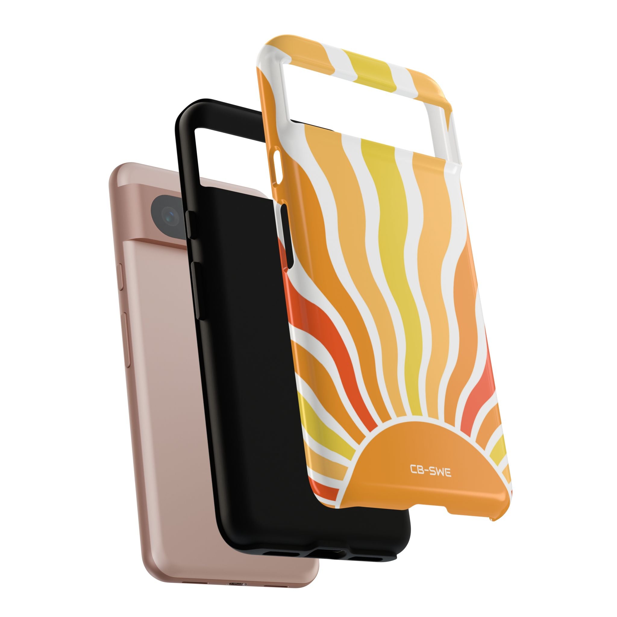 Retro Sunshine Waves - Google Pixel Case