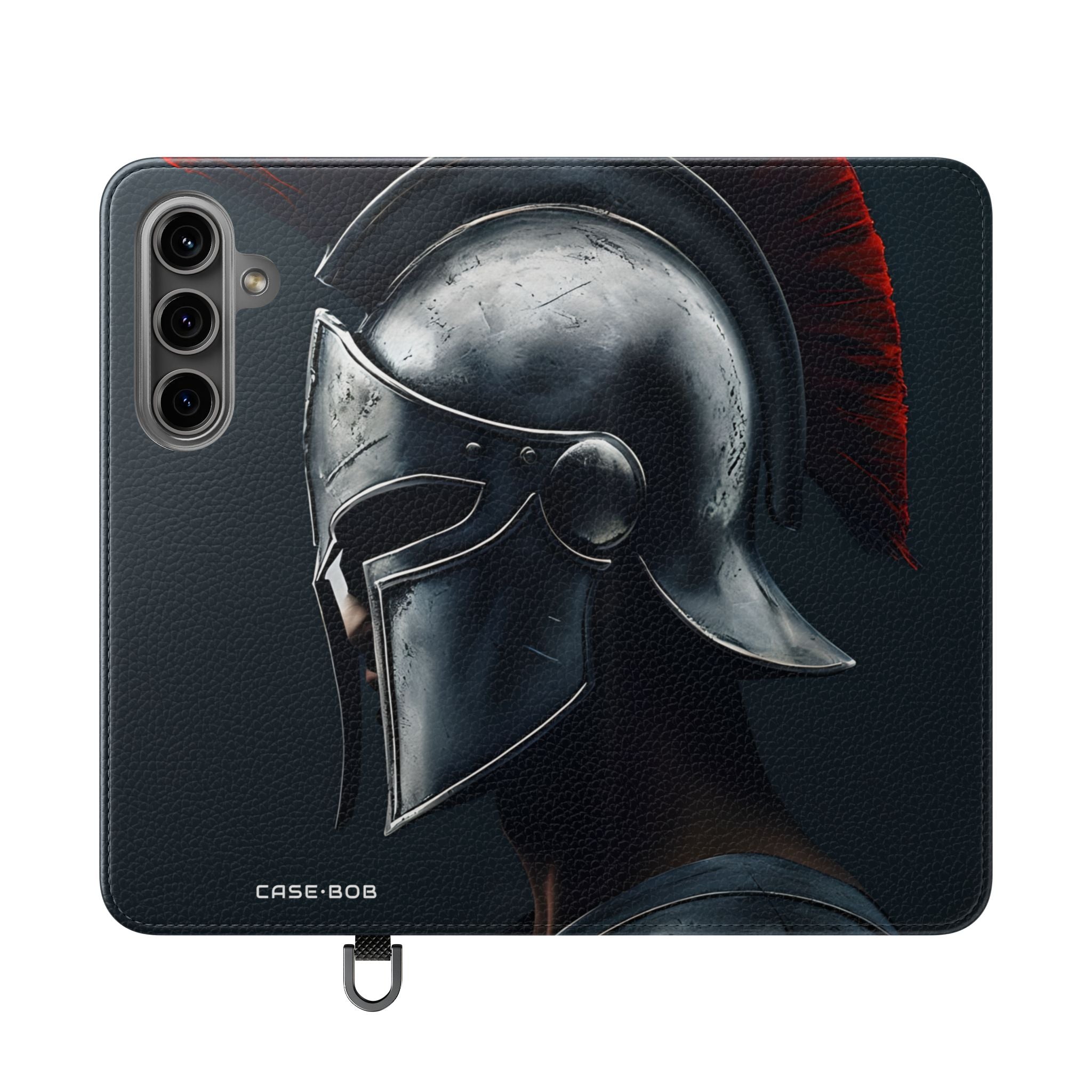 Hopeinen Spartan - Samsung S24 Case - Lompakkokotelo