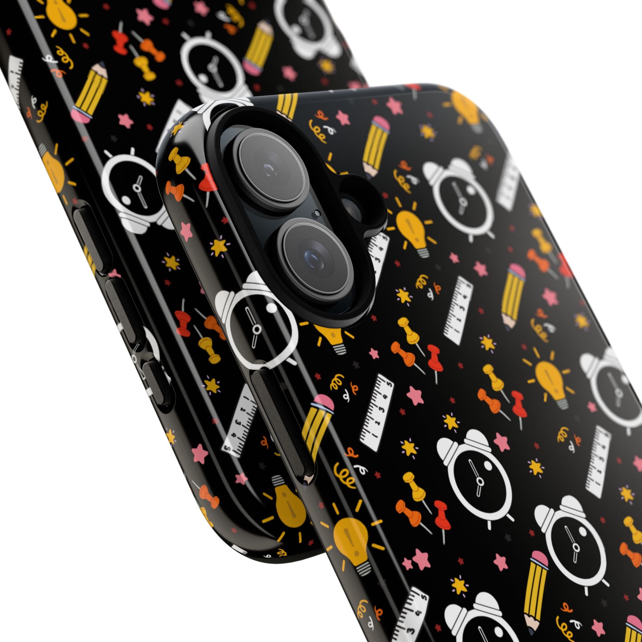 Bright Pencils Twirl - iPhone Case