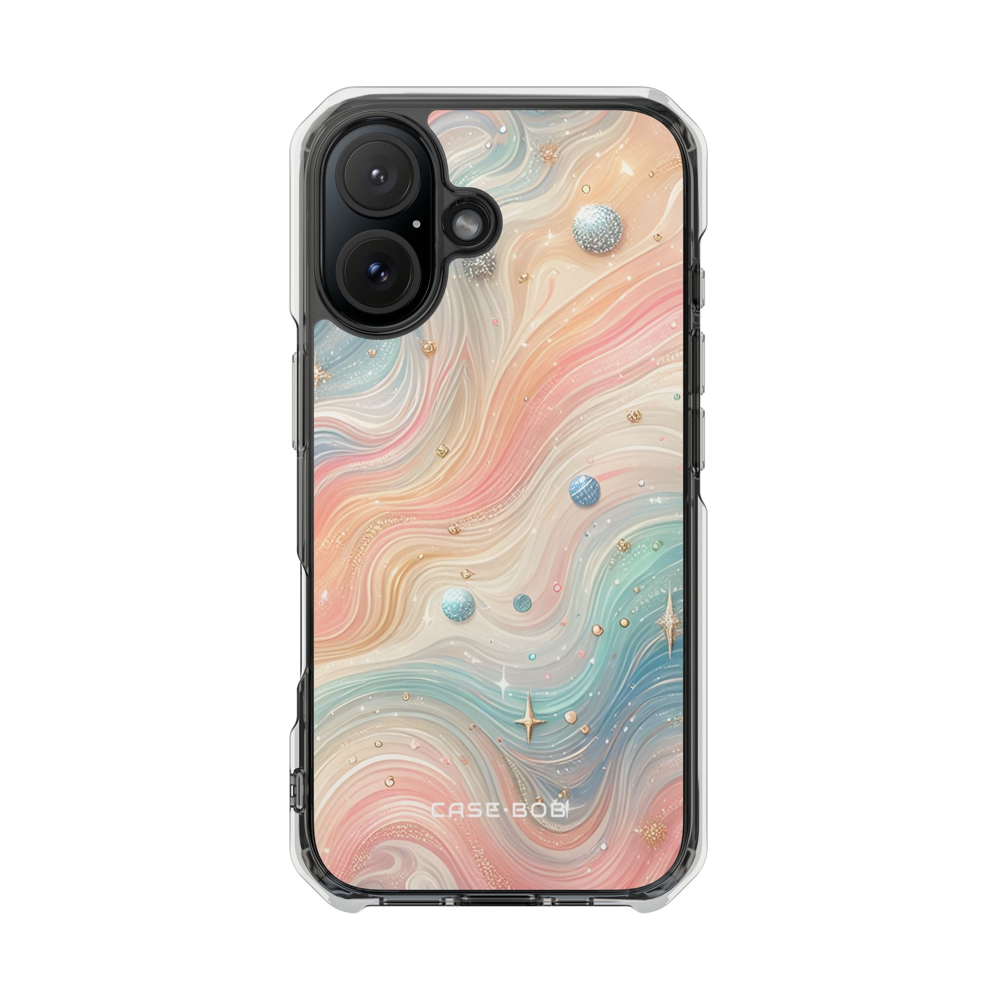 Iridescent Swirls iPhone 15 Case - Impact
