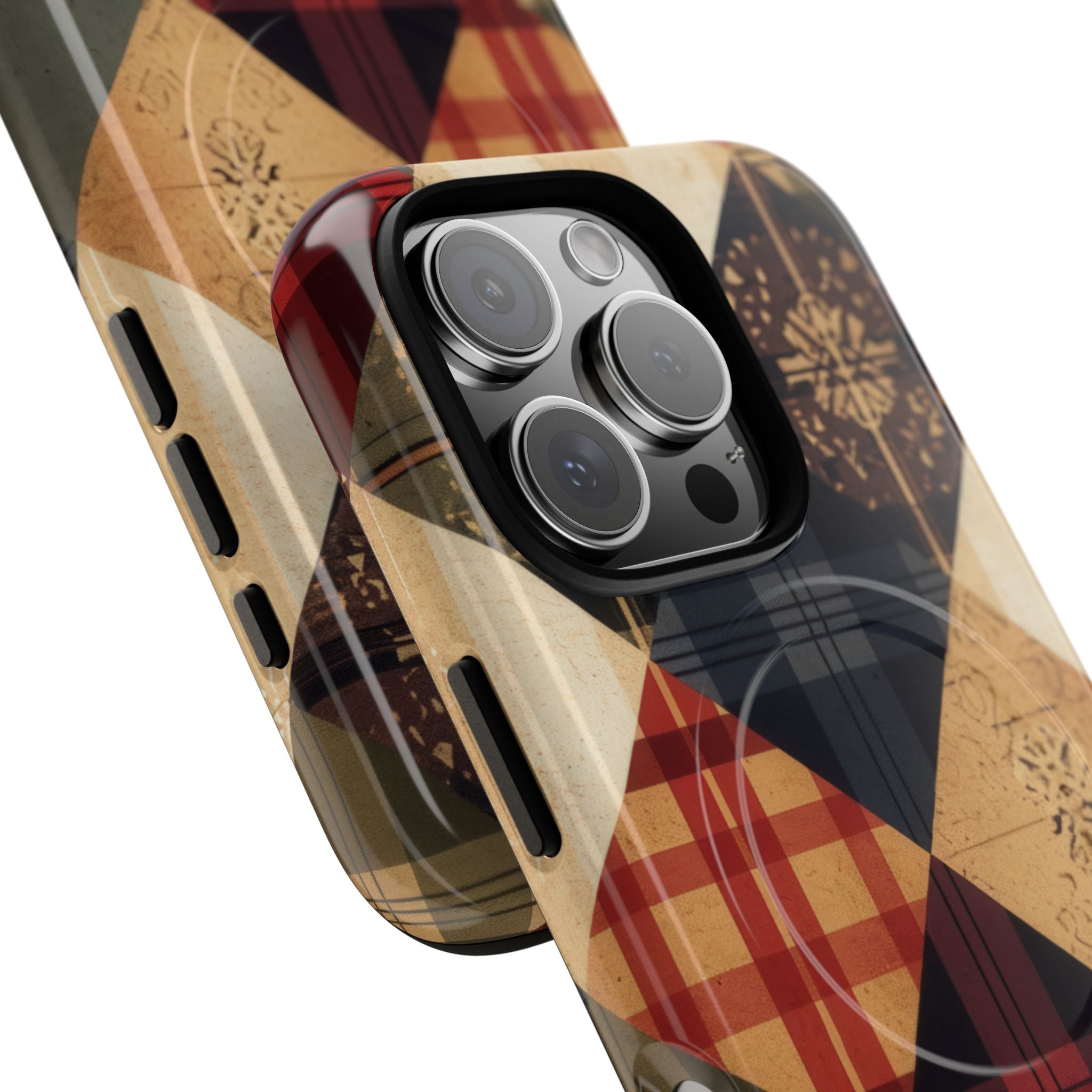 Rustic Quilt Charm iPhone 16 - Tough+