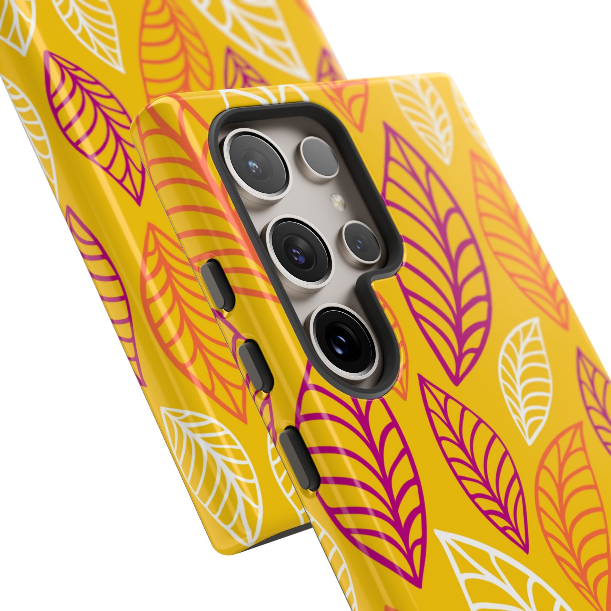 Vibrant Leaf Symphony - Samsung Case