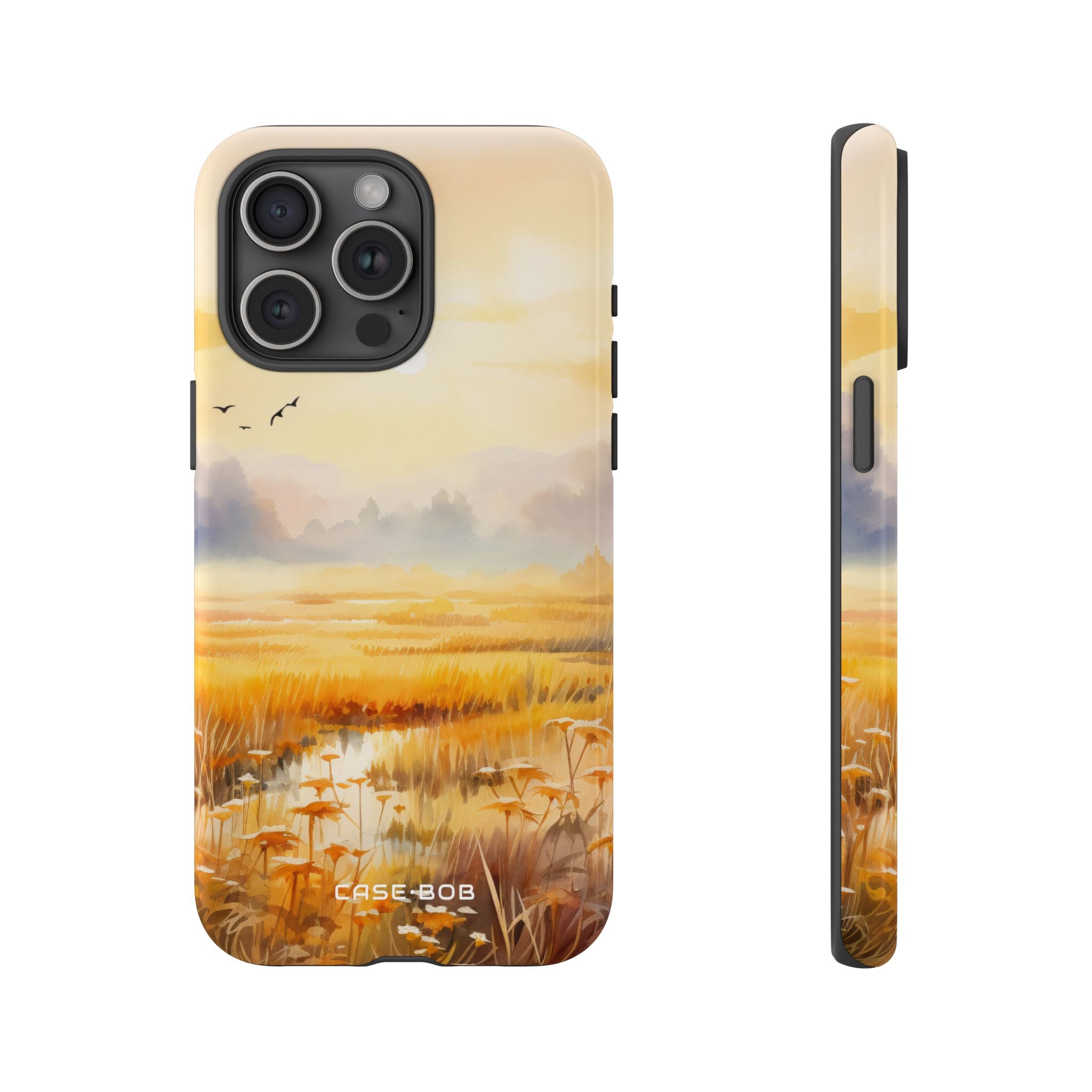 Glowing Sunrise iPhone 15 Pro Max Case - Tough