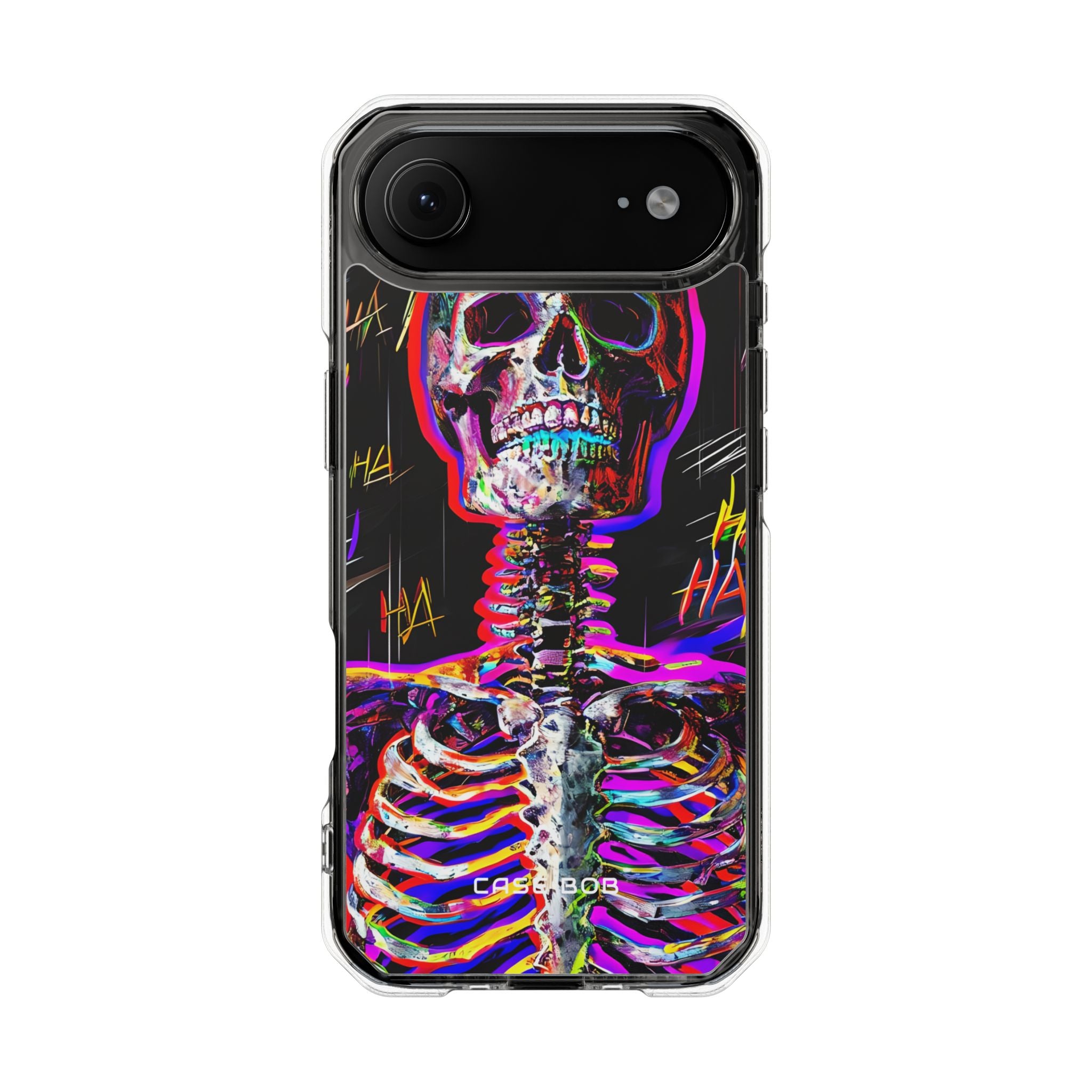 Neon Skeleton Chaos iPhone 17 Air Case - Impact