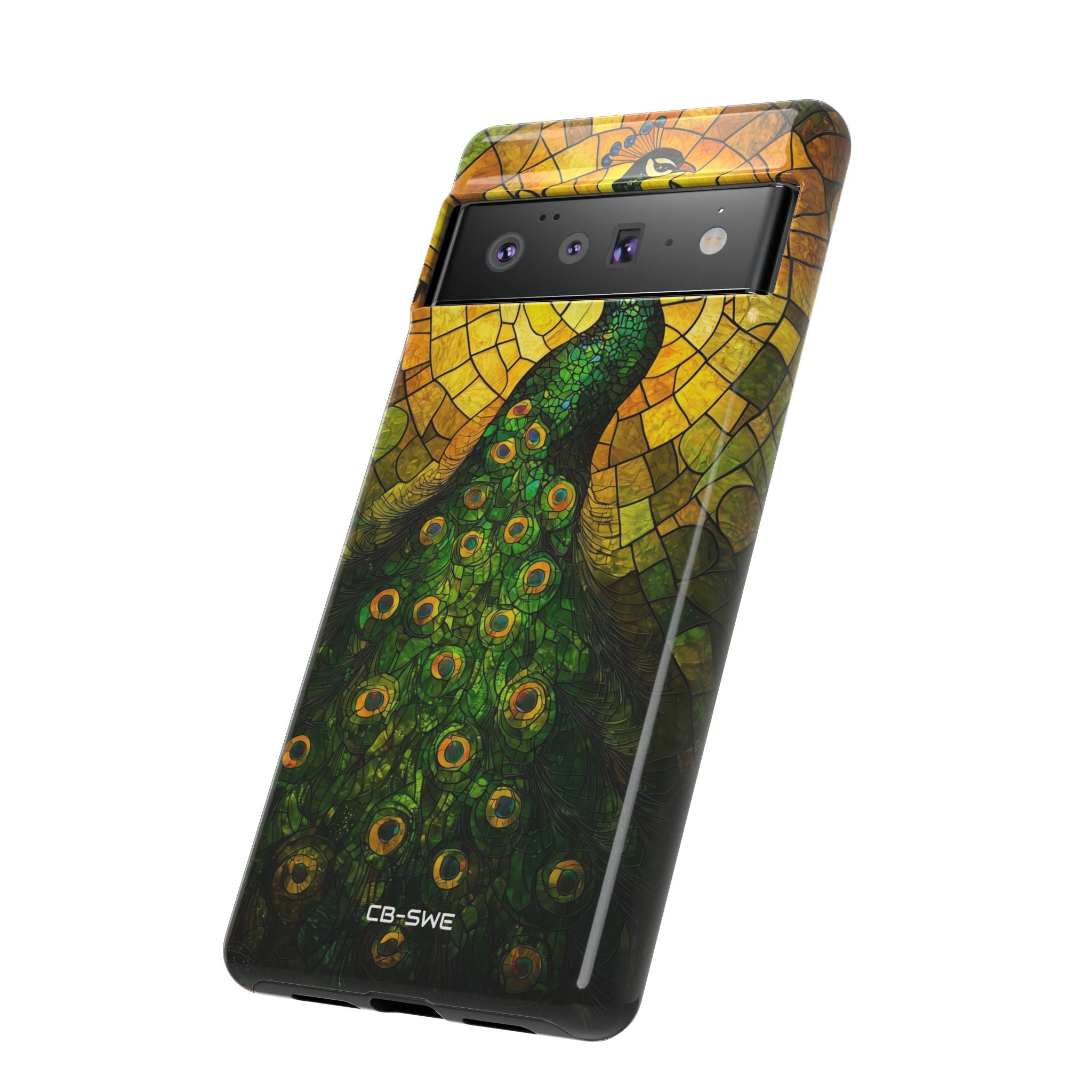 Peacock Spreads Light - Google Pixel Case