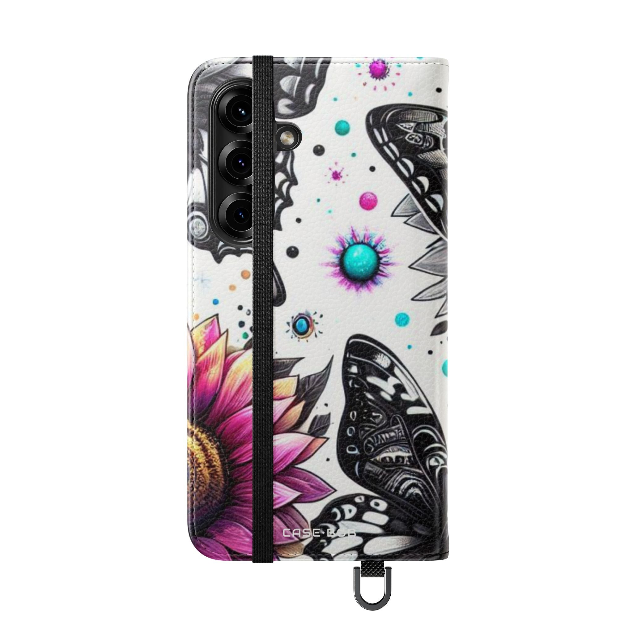Monochrome Flutter - Samsung S25 Case - Wallet