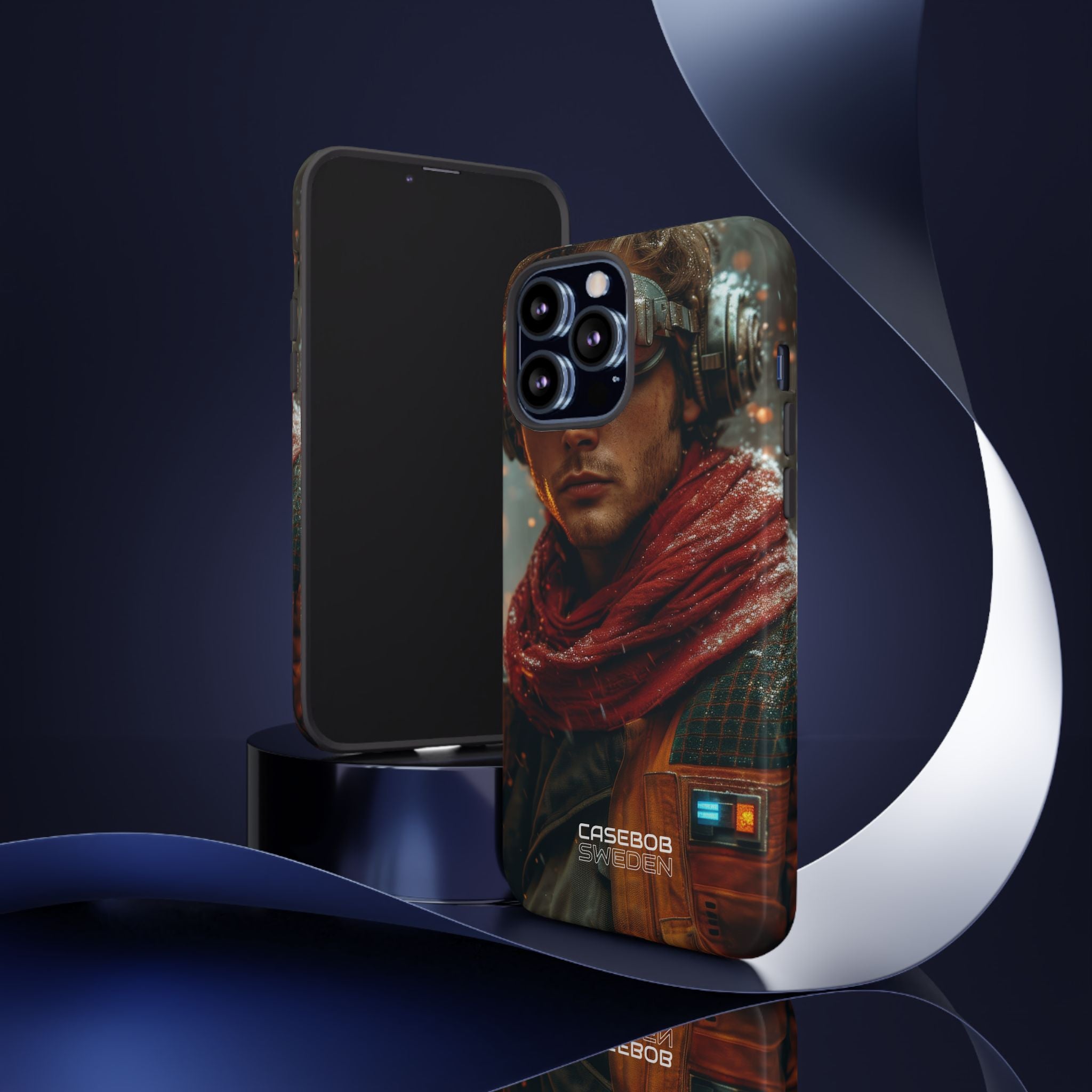 Futuristic Steampunk Explorer iPhone 13 - Tough