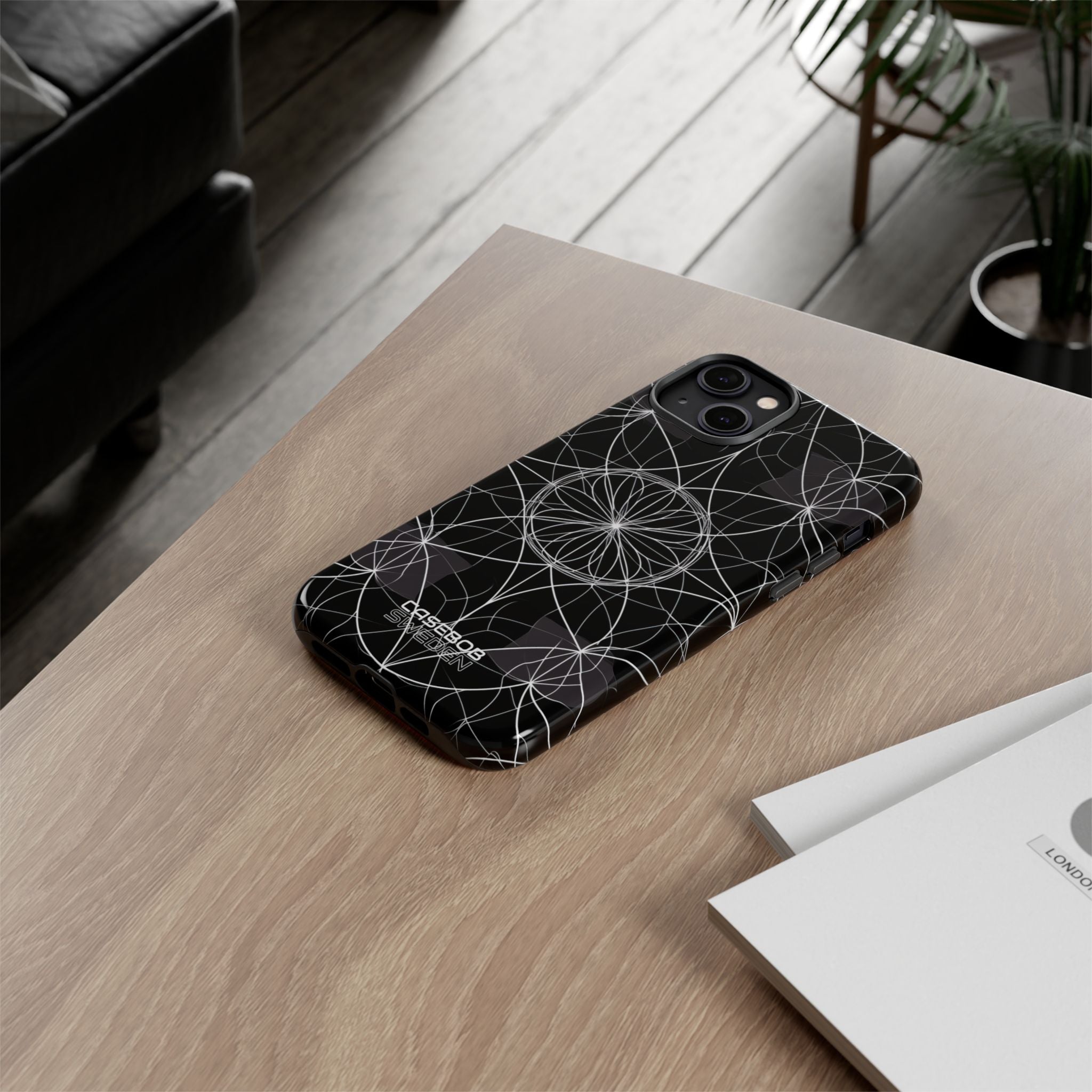 Symmetric Line Bloom iPhone 14 - Tough