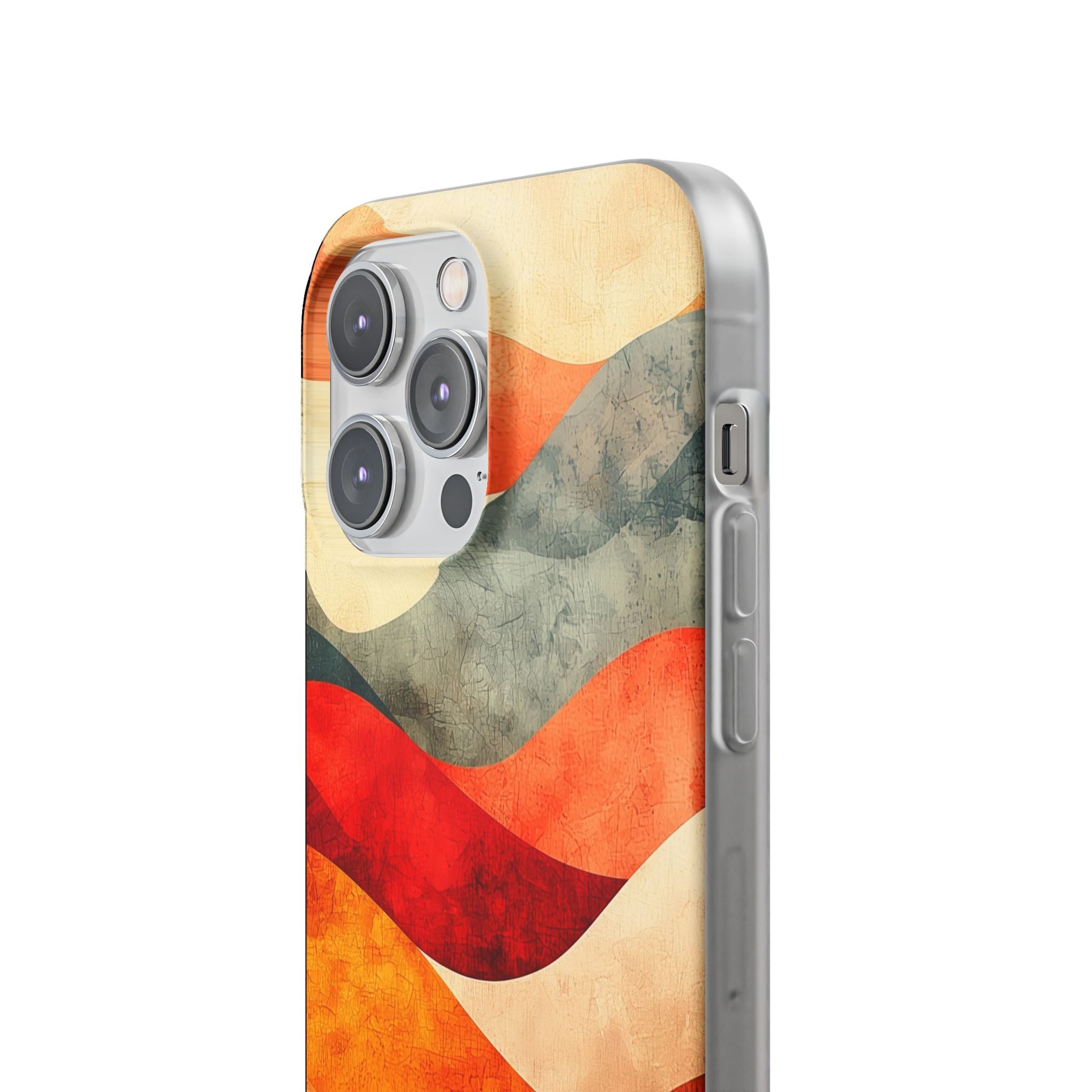 Cracked Wave Sunset iPhone 14 Pro Max Case - Soft