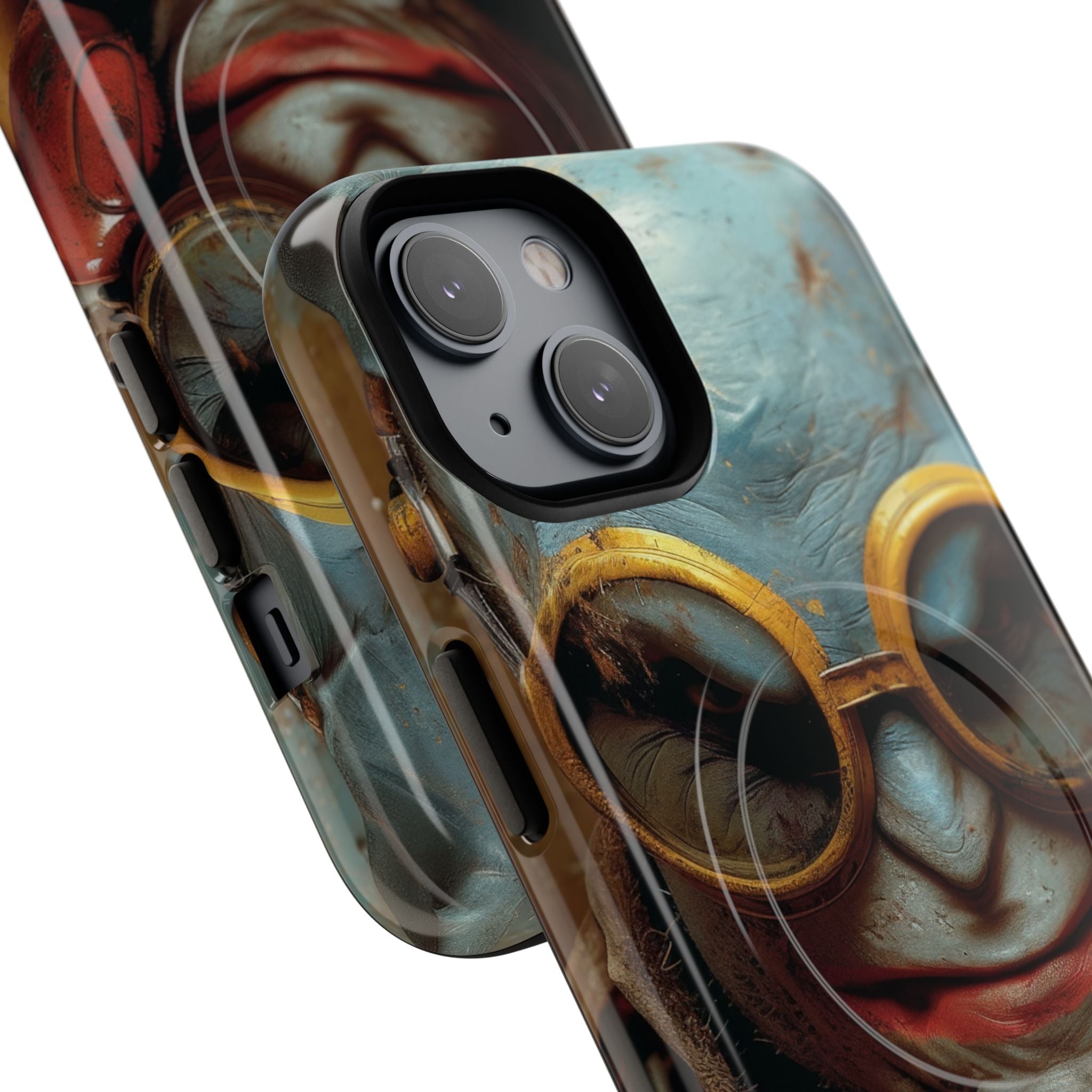 Steampunk Masked Adventurer iPhone 14 - Tough+