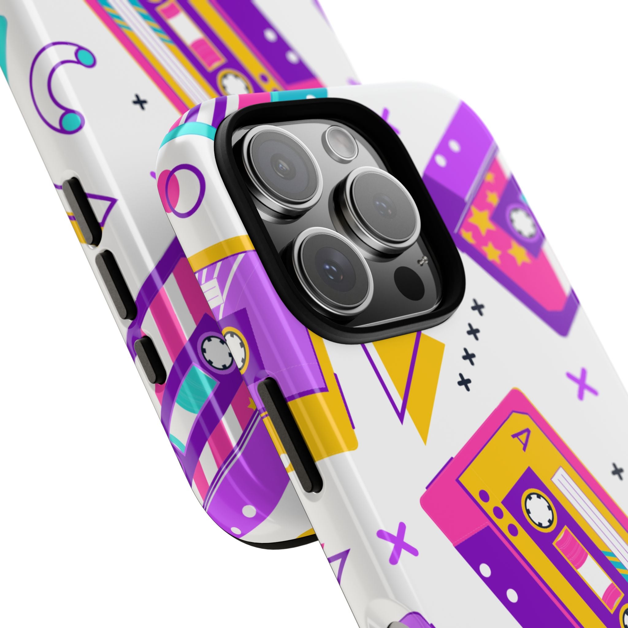 Retro Cassette Chaos - iPhone Case