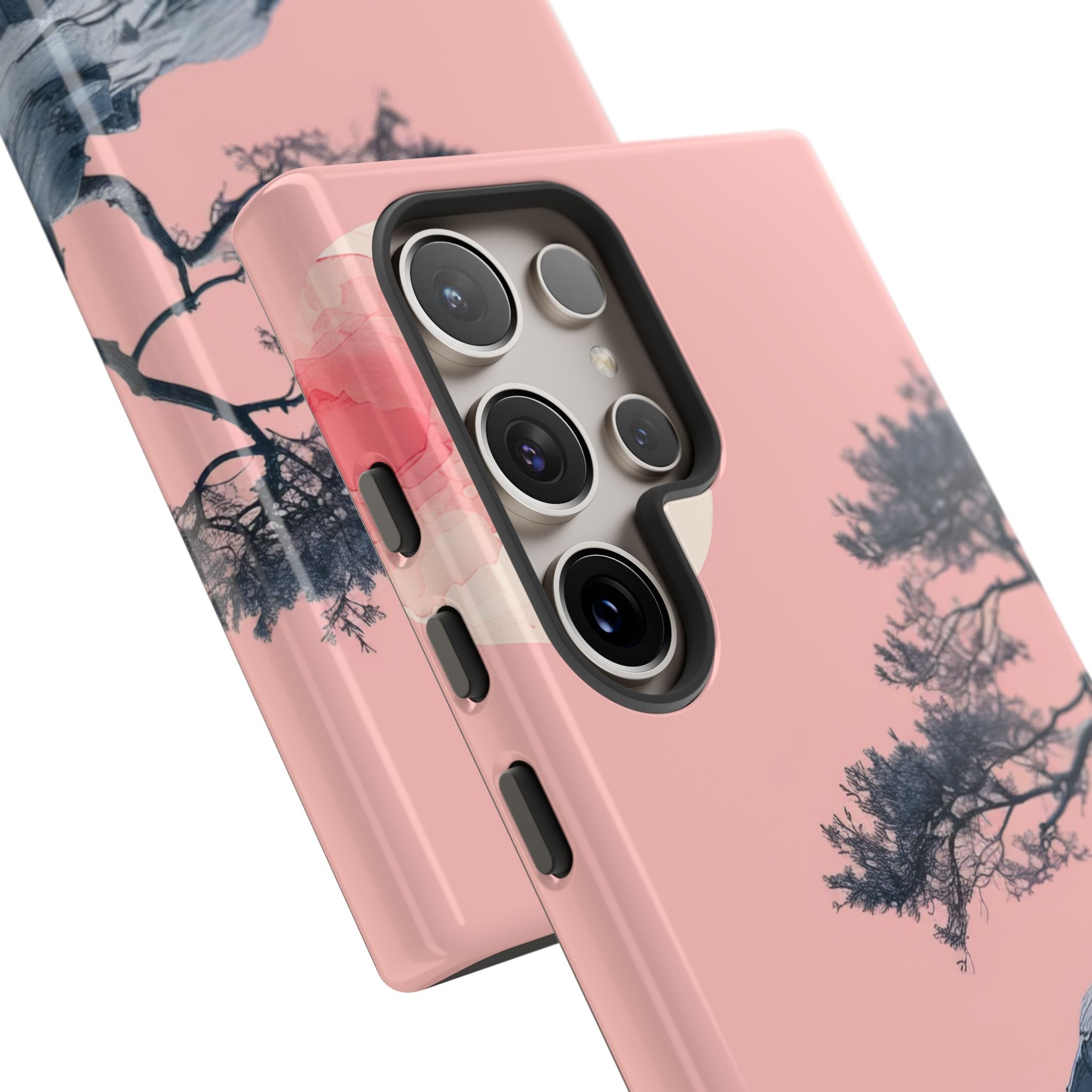 Solitudine sulla scogliera rosa Samsung S24 - Tough
