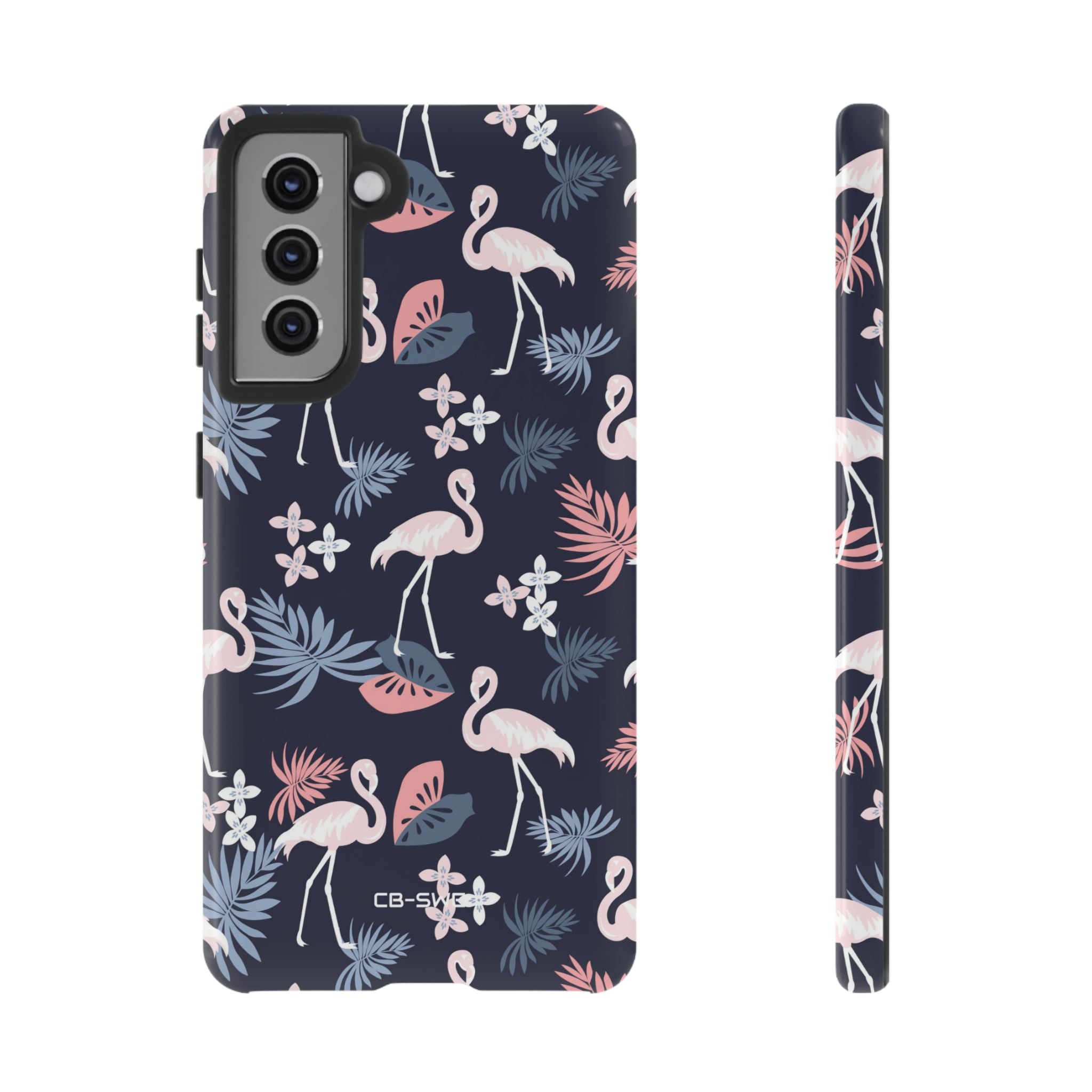 Flamingos Dance Playfully - Samsung Case