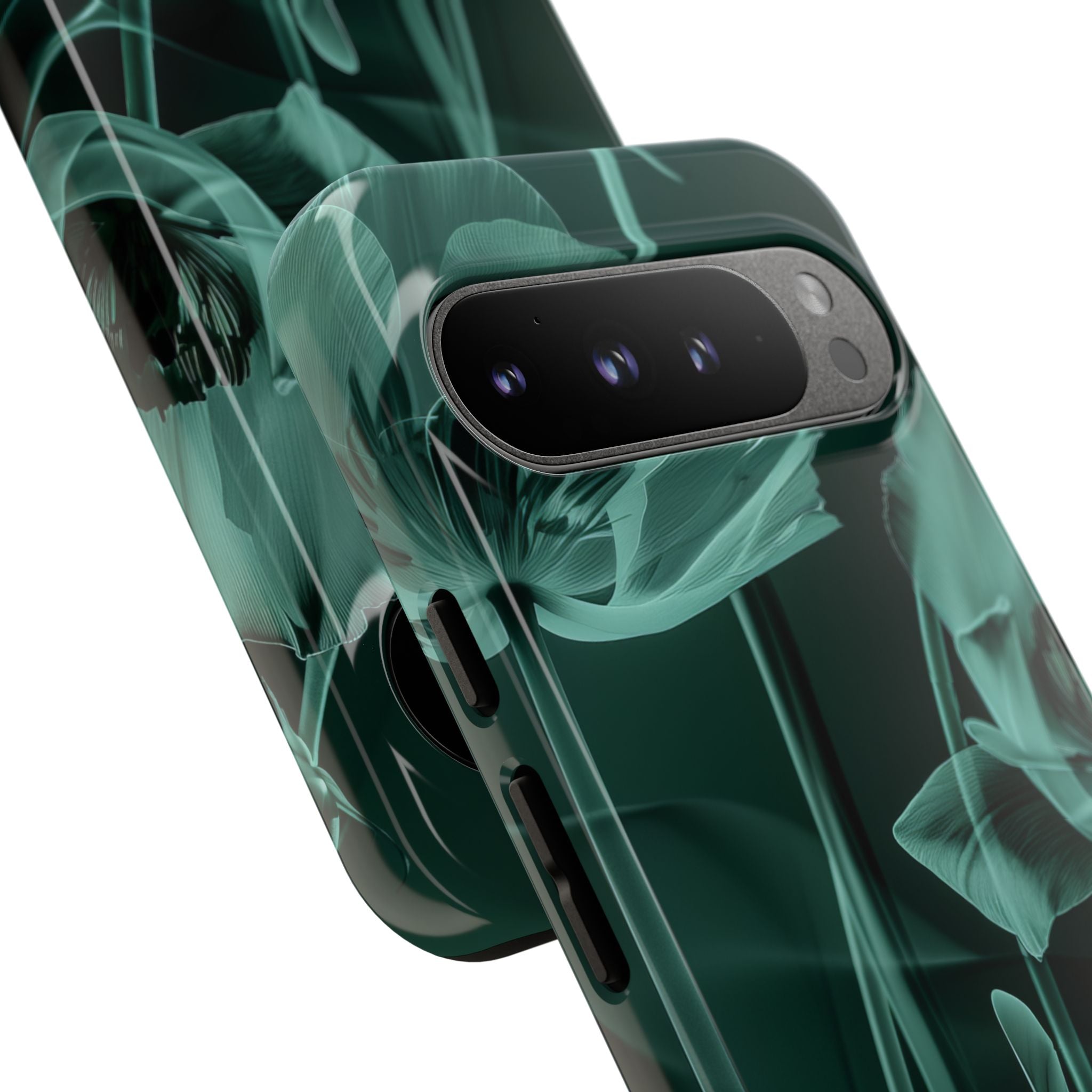 Teal Bloom Radiance Google Pixel 9 - Tough