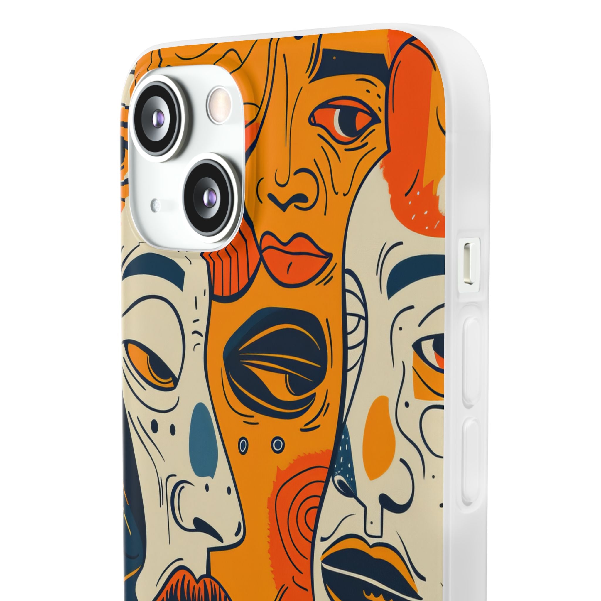 Tangled Faces Sunset iPhone 13 - Soft