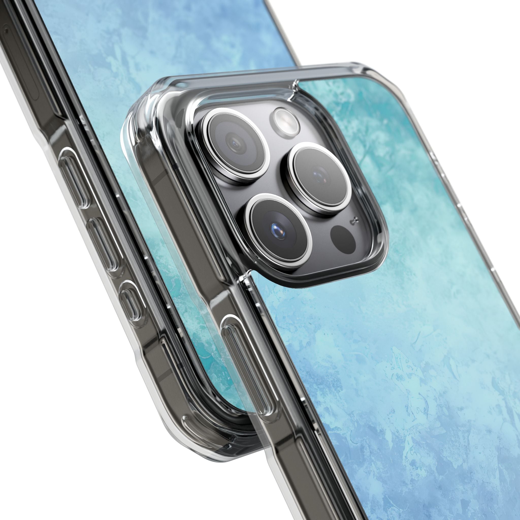 Ocean Mist Whisper iPhone 15 - Impact Clear+