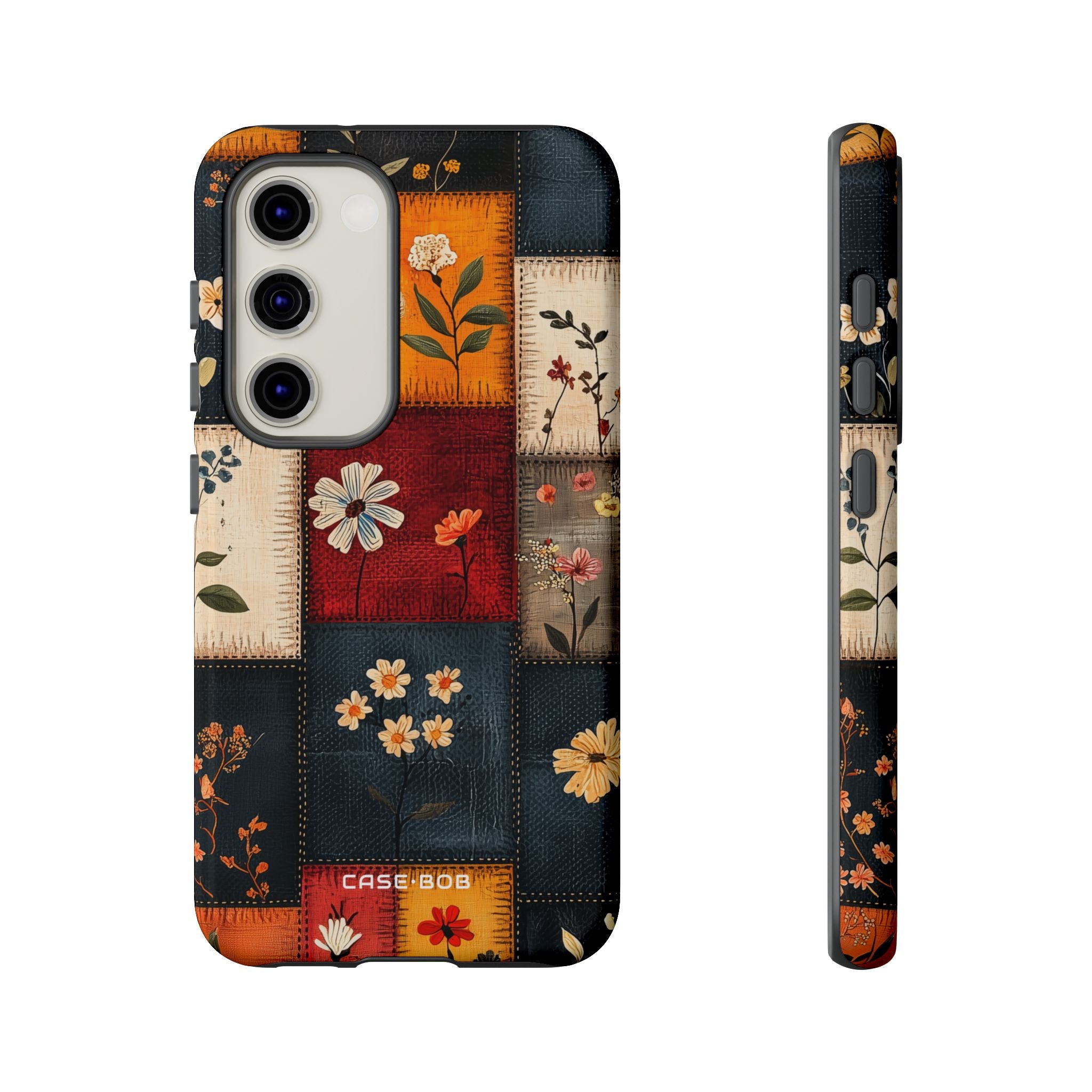 Patchwork Blooms Samsung S23 Case - Tough